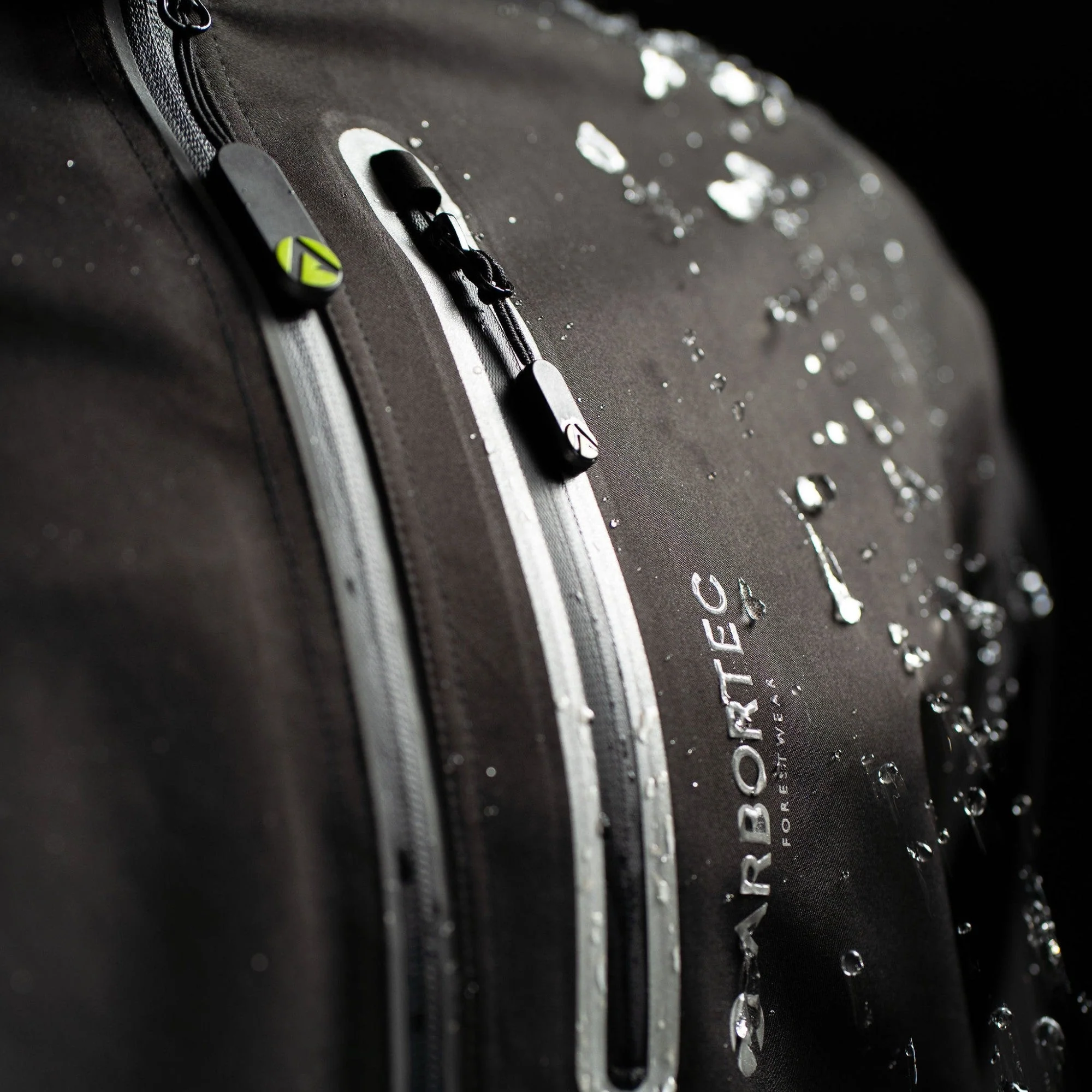 AT4420 Full-Zip Waterproof Work Jacket – Black - Image 9