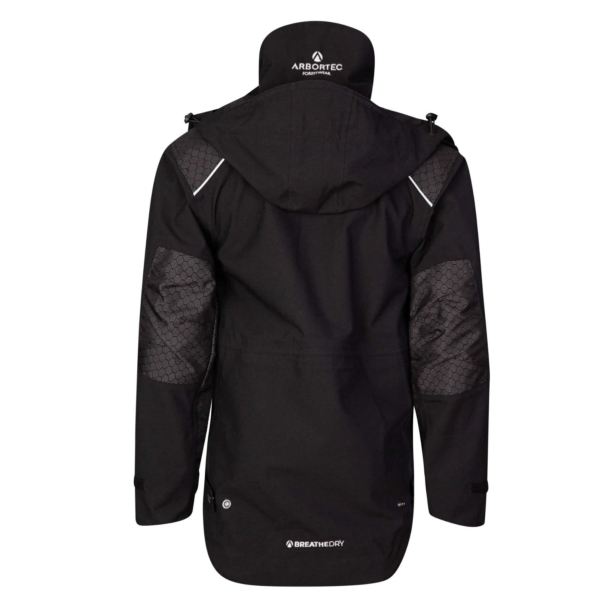 AT4460 - Heavy Duty Half Zip Breathedry Jacket - Black - Image 3