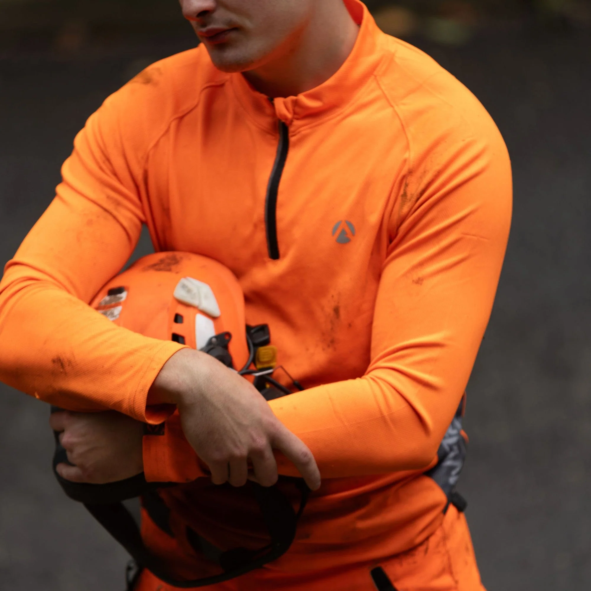 AT5003 Performance T-Shirt Long Sleeve - Hi-Vis Orange - Image 10