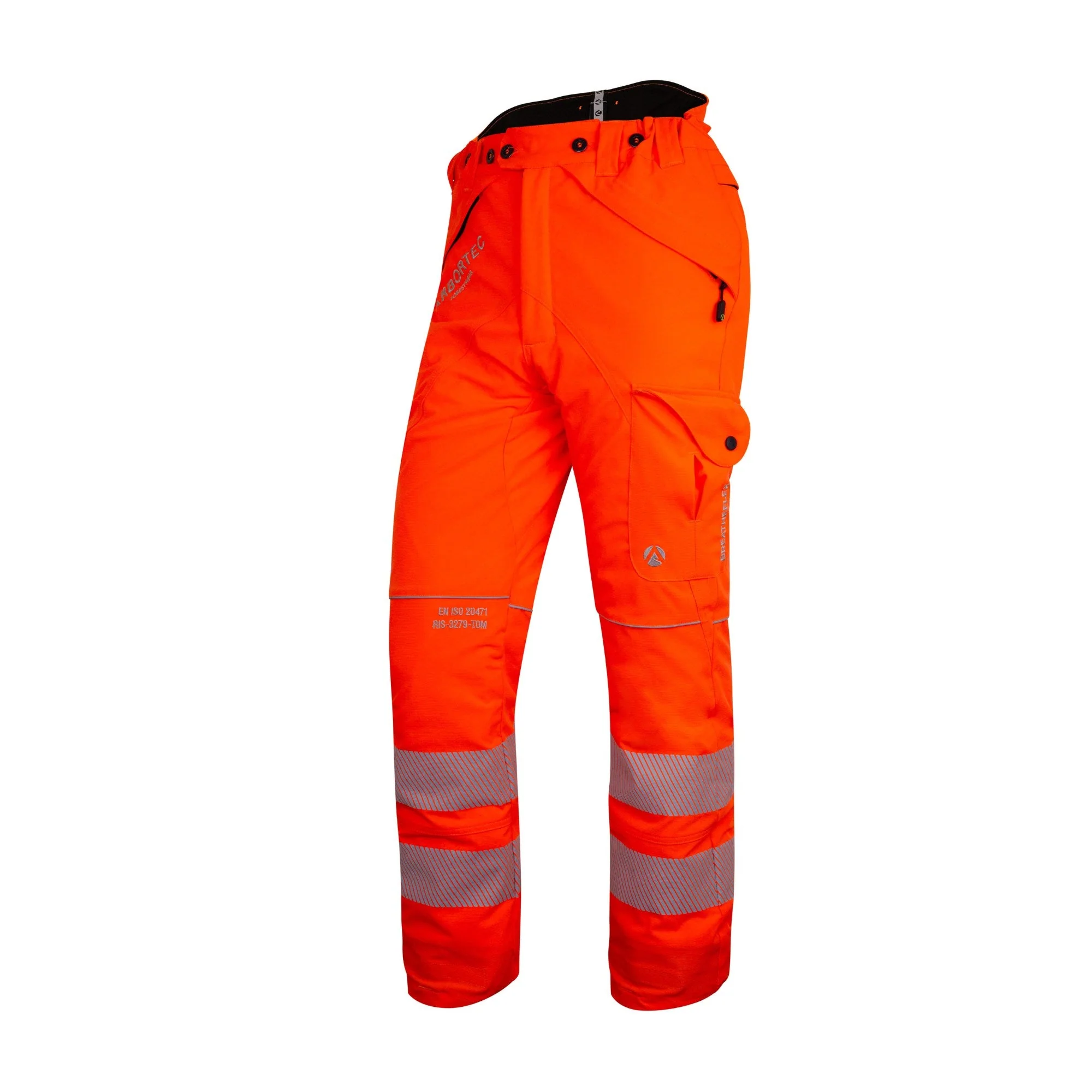 ATHV4040 Breatheflex Chainsaw Trousers Design C Class 2 - Hi Vis Orange - Image 5
