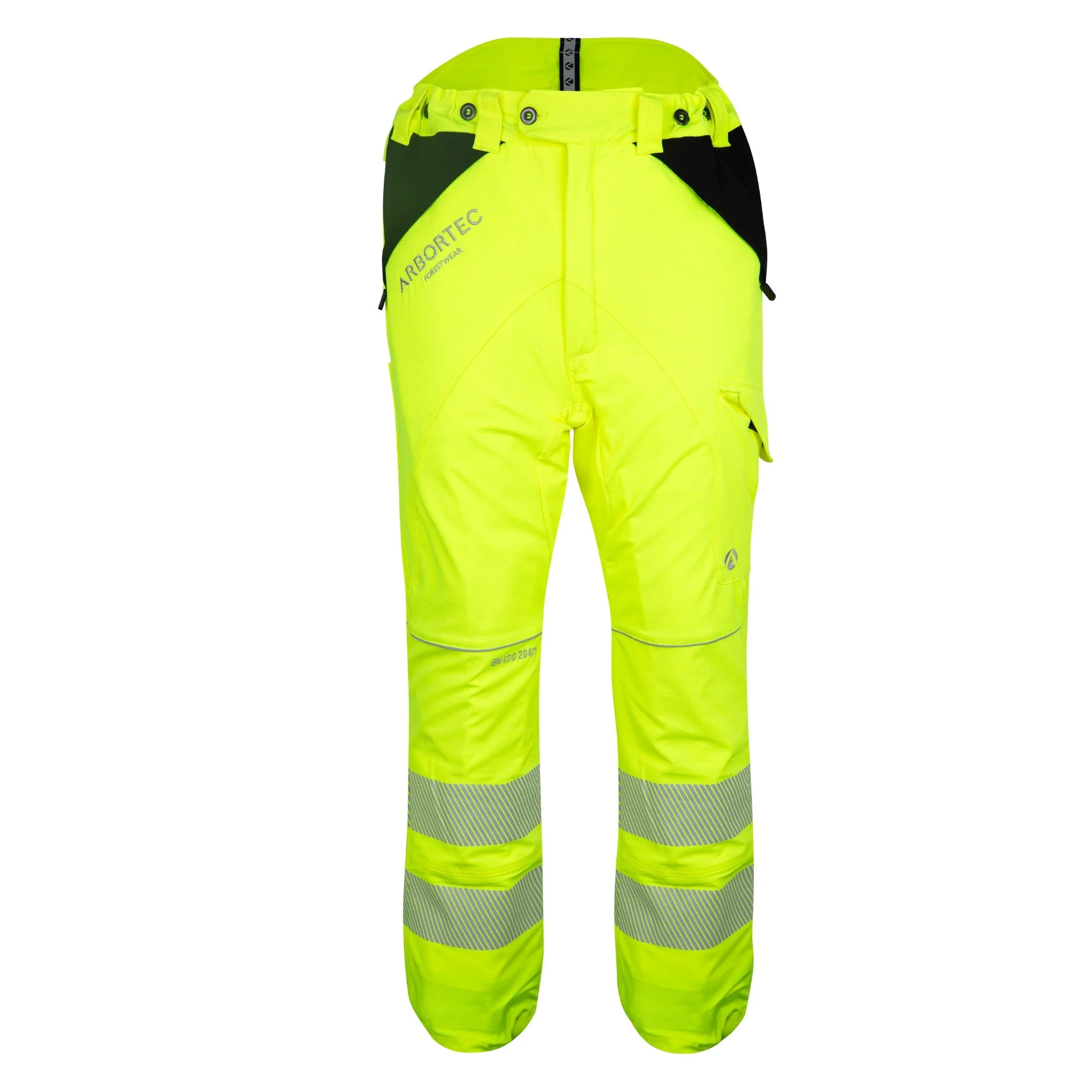 ATHV4050 Breatheflex Chainsaw Trousers Design C Class 1 - Hi-Vis Yellow - Image 3
