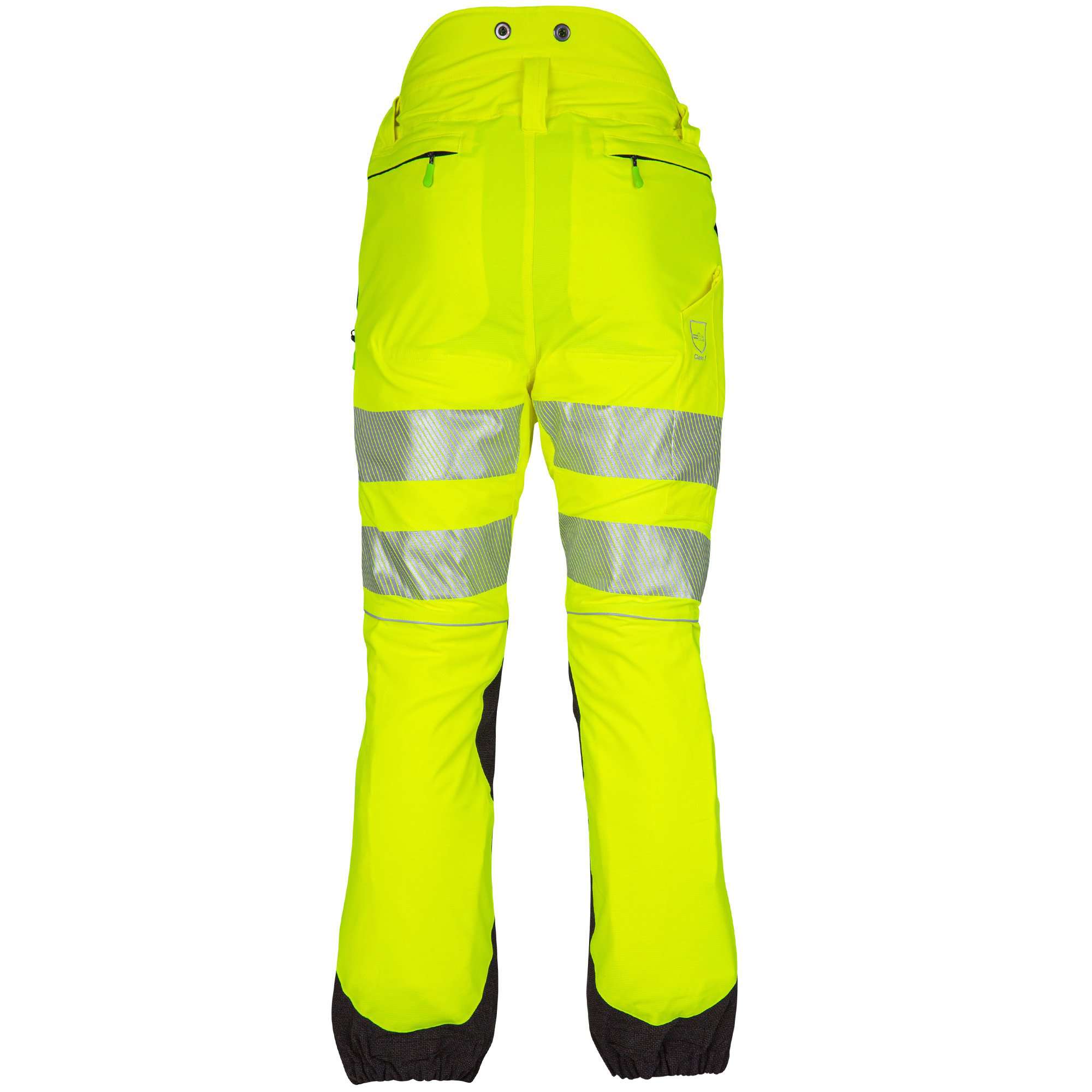 ATHV4050 Breatheflex Chainsaw Trousers Design C Class 1 - Hi-Vis Yellow/Kevlar - Image 4