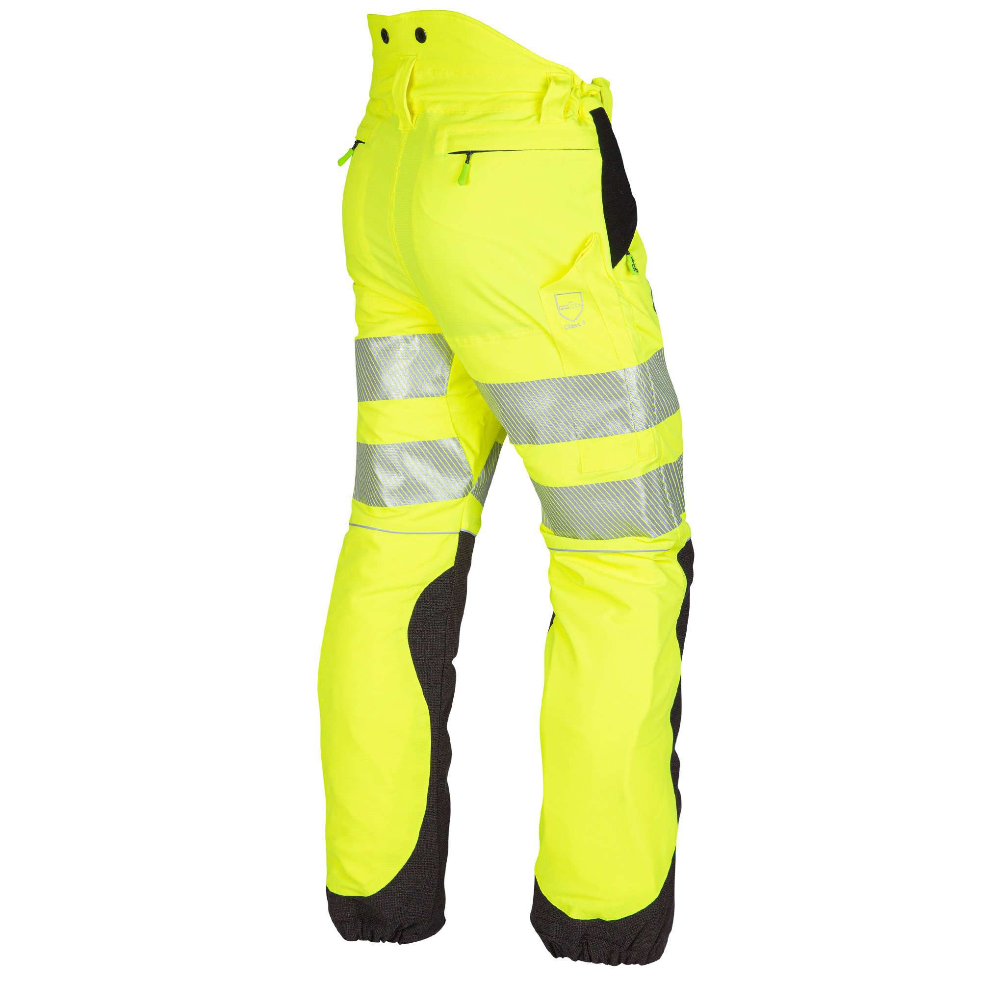 ATHV4050 Breatheflex Chainsaw Trousers Design C Class 1 - Hi-Vis Yellow/Kevlar - Image 5