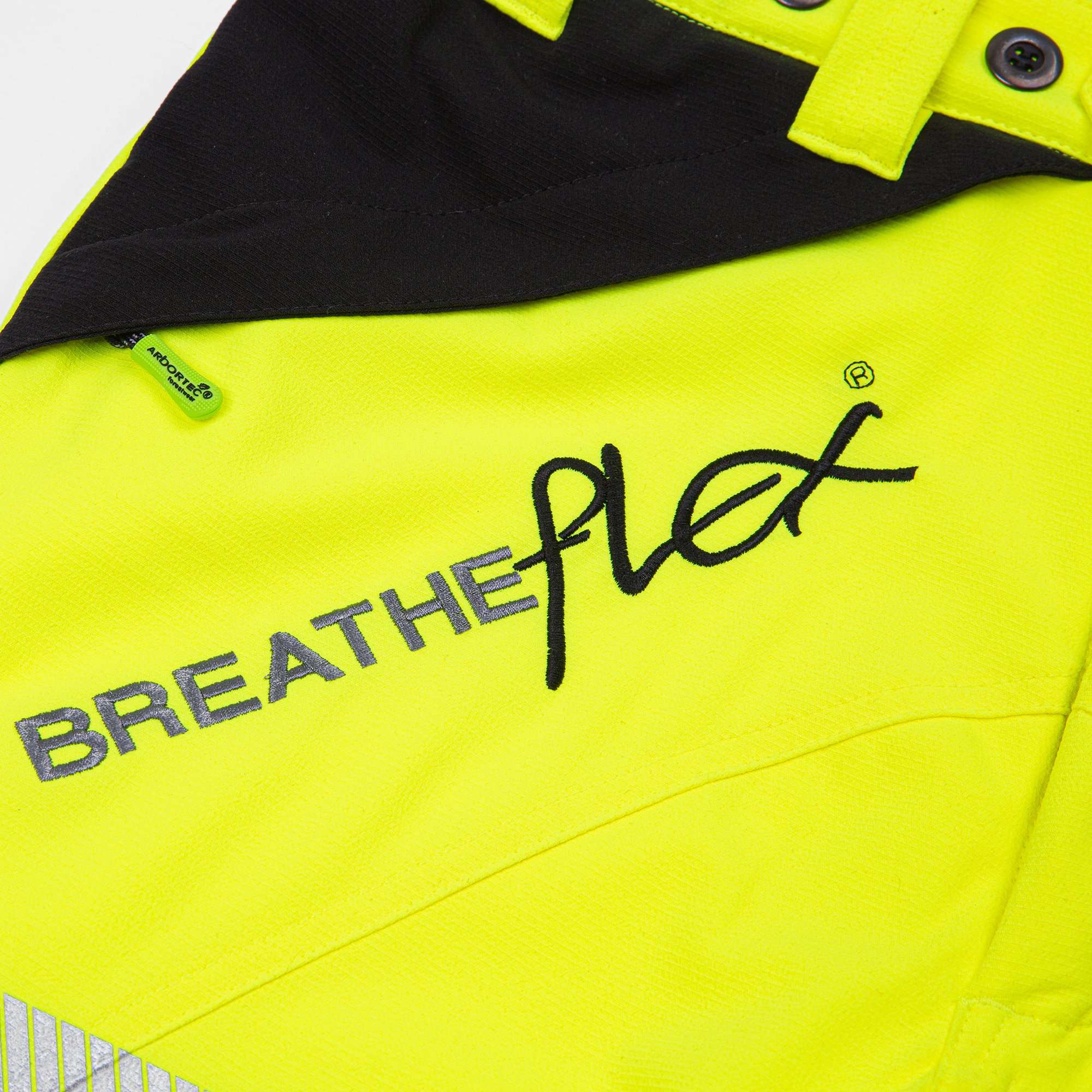 ATHV4050 Breatheflex Chainsaw Trousers Design C Class 1 - Hi-Vis Yellow/Kevlar - Image 7