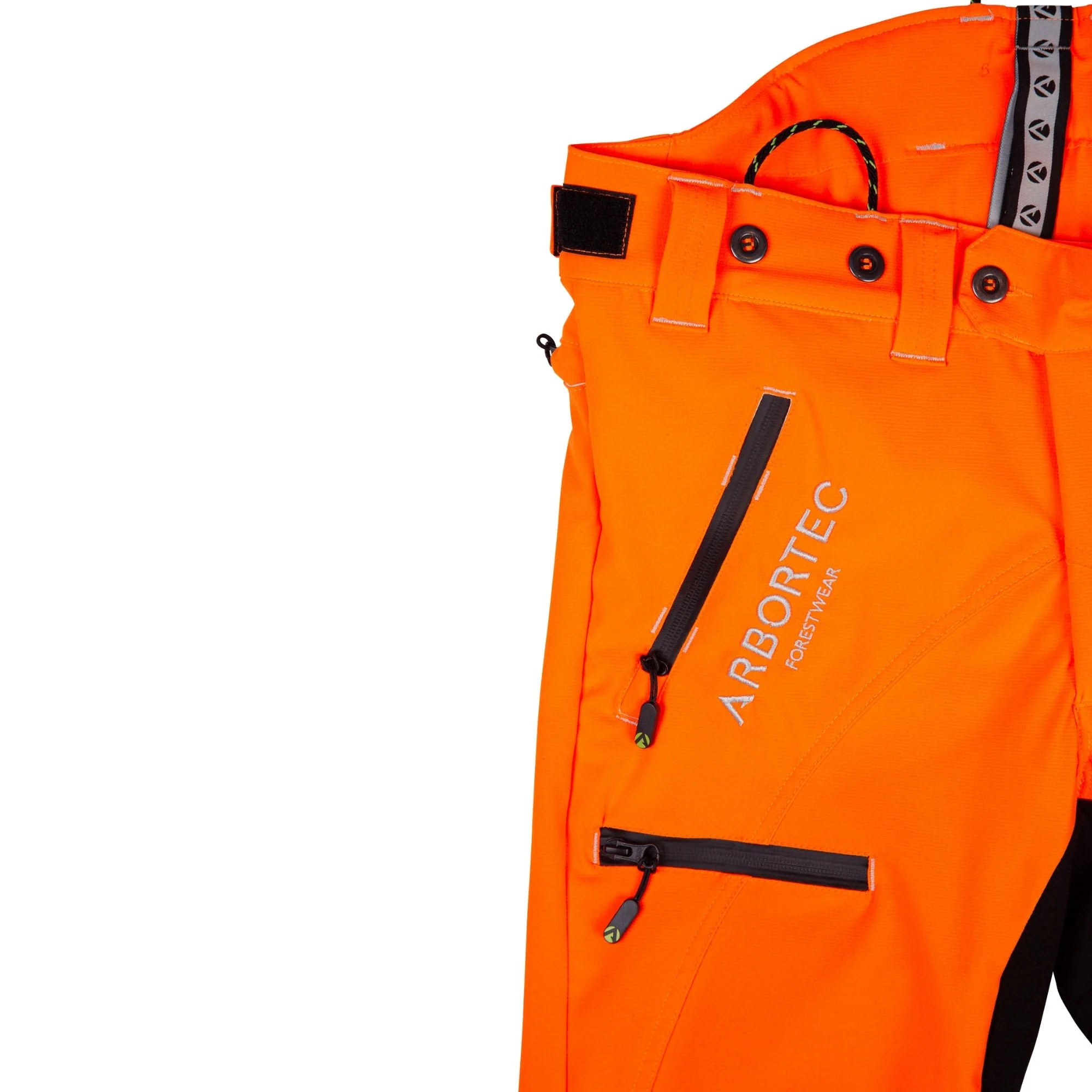 ATHV4060 Breatheflex Pro Chainsaw Trousers Design A Class 1 - Hi-Vis Orange - Image 5