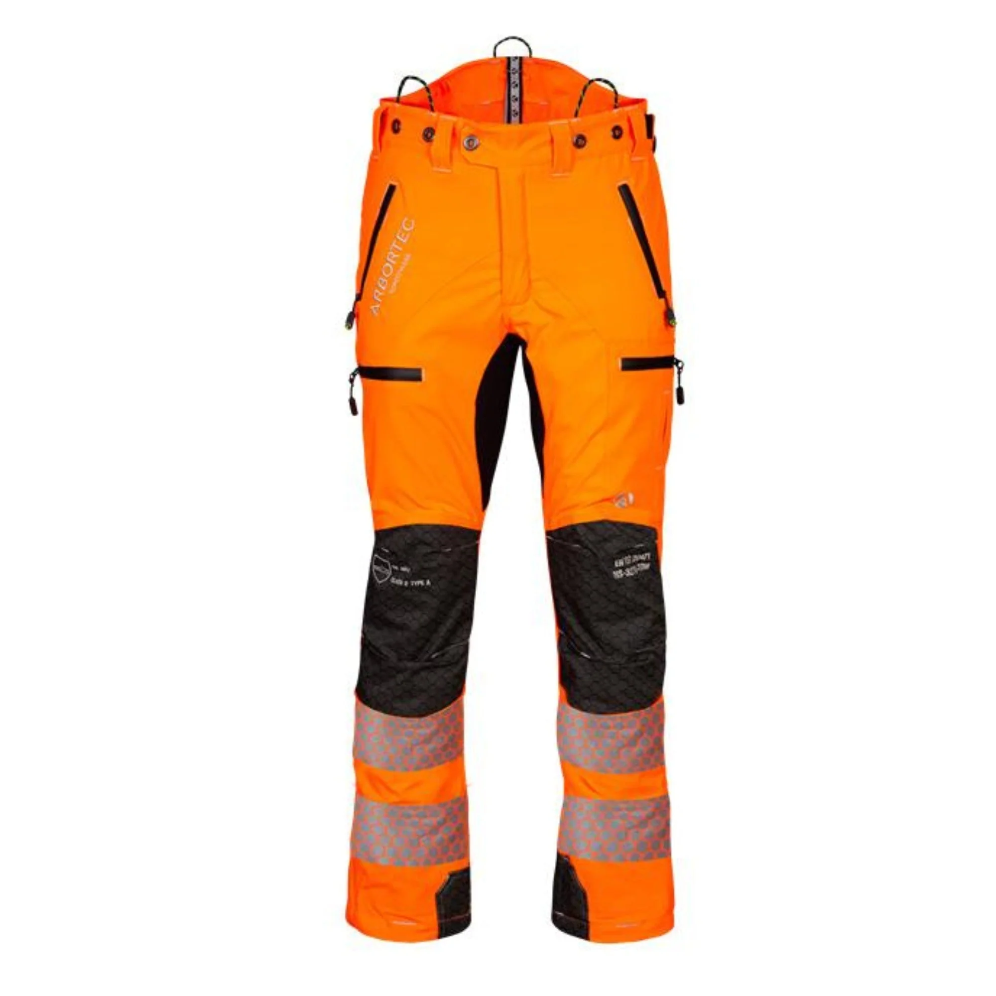 ATHV4065 Breatheflex Pro Rail Spec Trousers Design A Class 2 - Hi-Vis Orange - Image 3