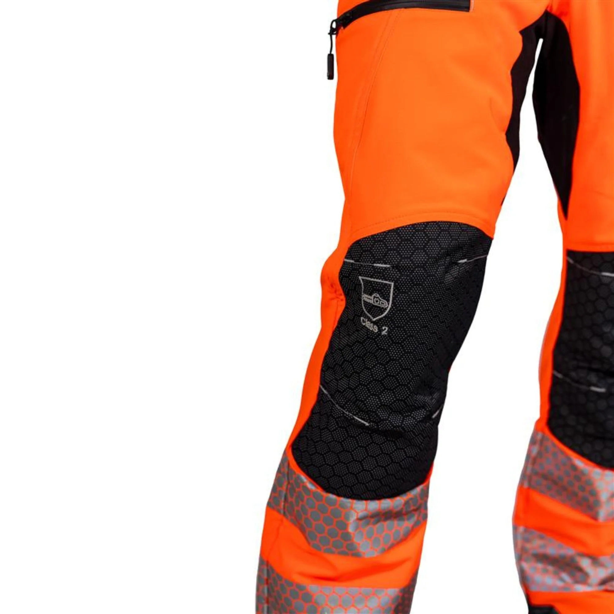 ATHV4065 Breatheflex Pro Rail Spec Trousers Design A Class 2 - Hi-Vis Orange - Image 4