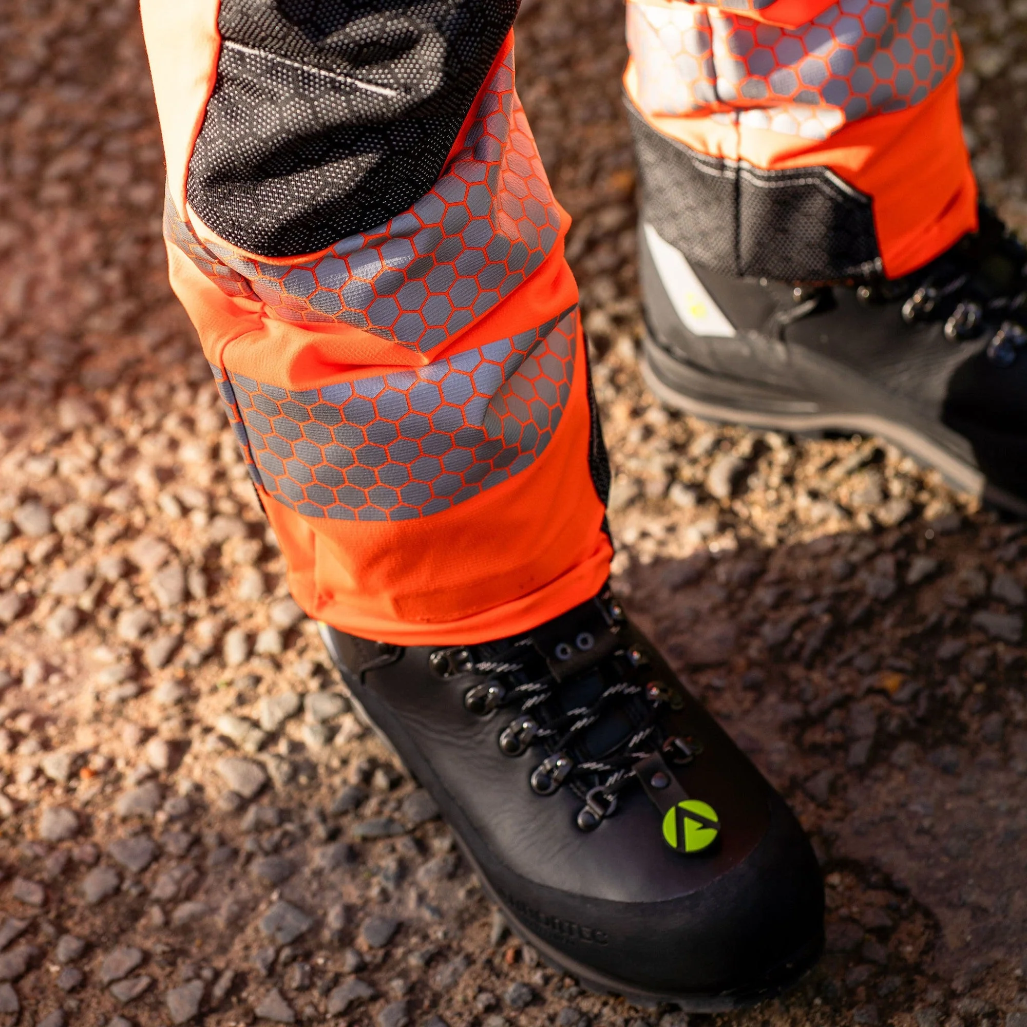 ATHV4065 Breatheflex Pro Rail Spec Trousers Design A Class 2 - Hi-Vis Orange - Image 7