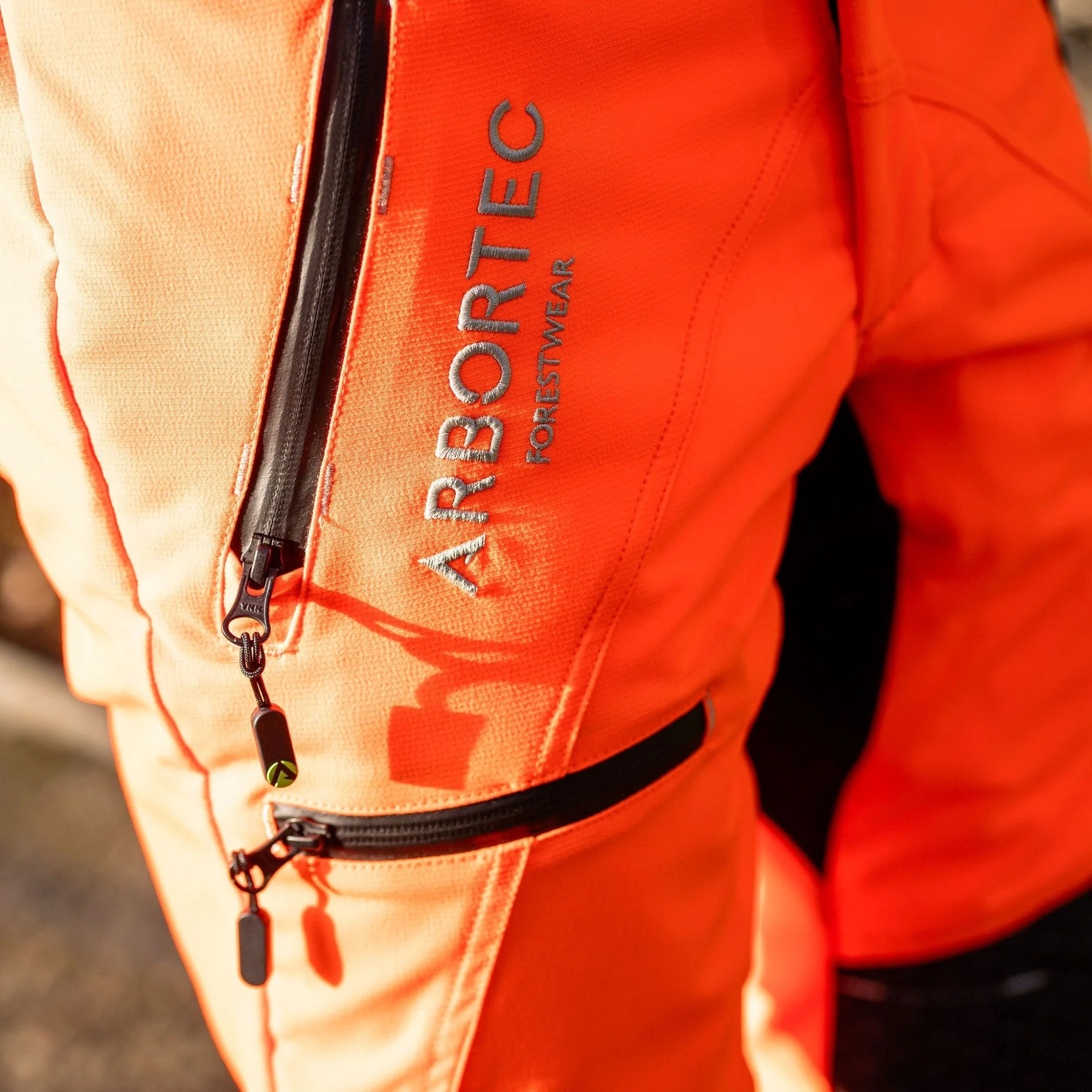 ATHV4065 Breatheflex Pro Rail Spec Trousers Design A Class 2 - Hi-Vis Orange - Image 8