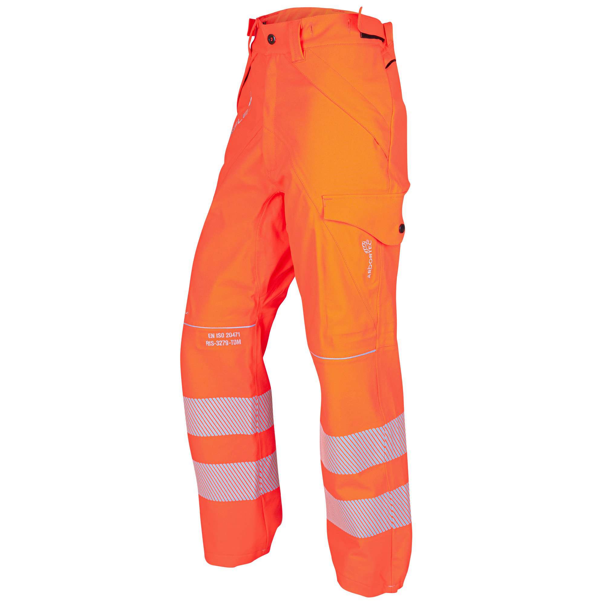 ATHV4145 Arborflex Storm Work Trousers - Hi-Vis Orange - Image 7
