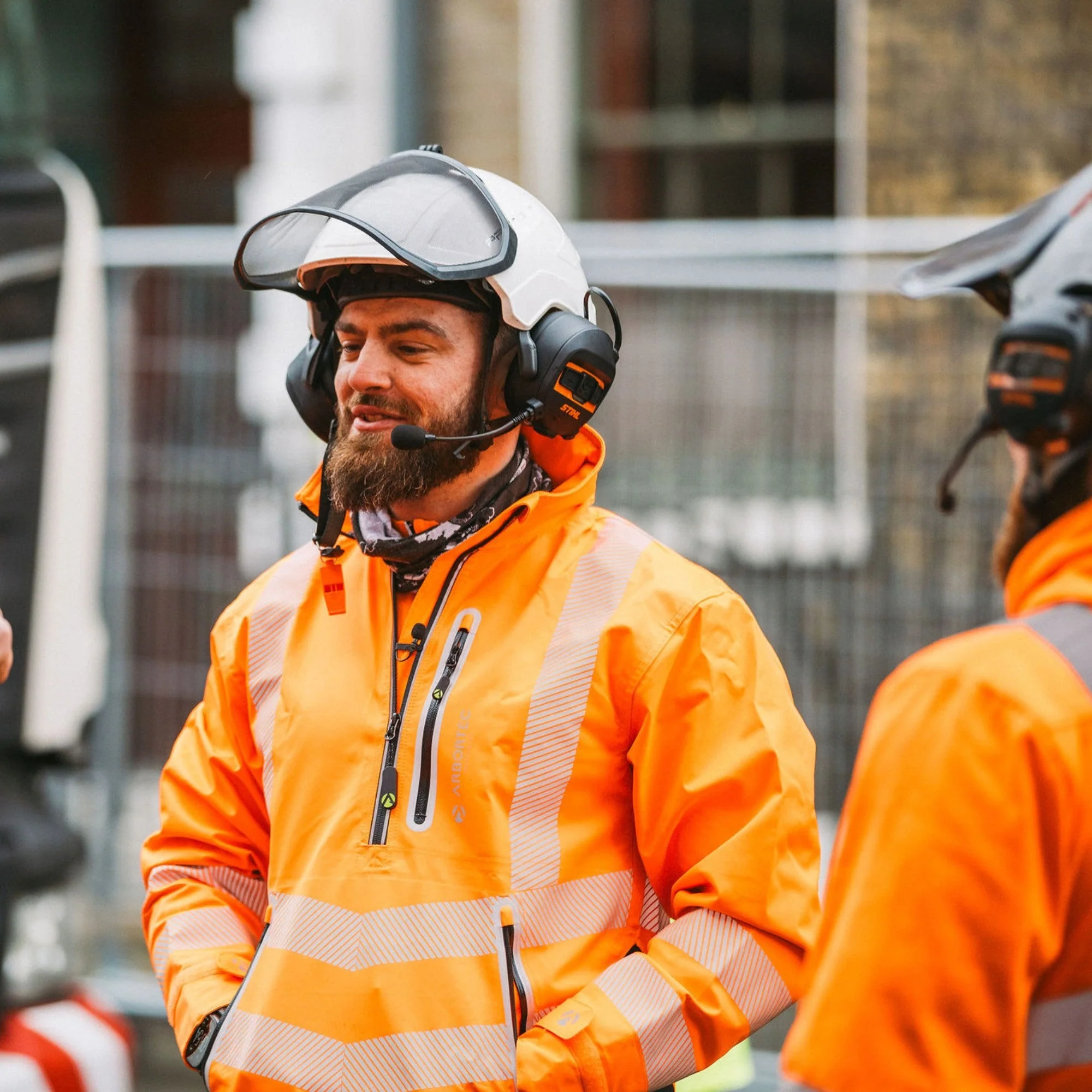 ATHV4400 Half Zip Waterproof Jacket - Hi-Vis Orange - Image 10