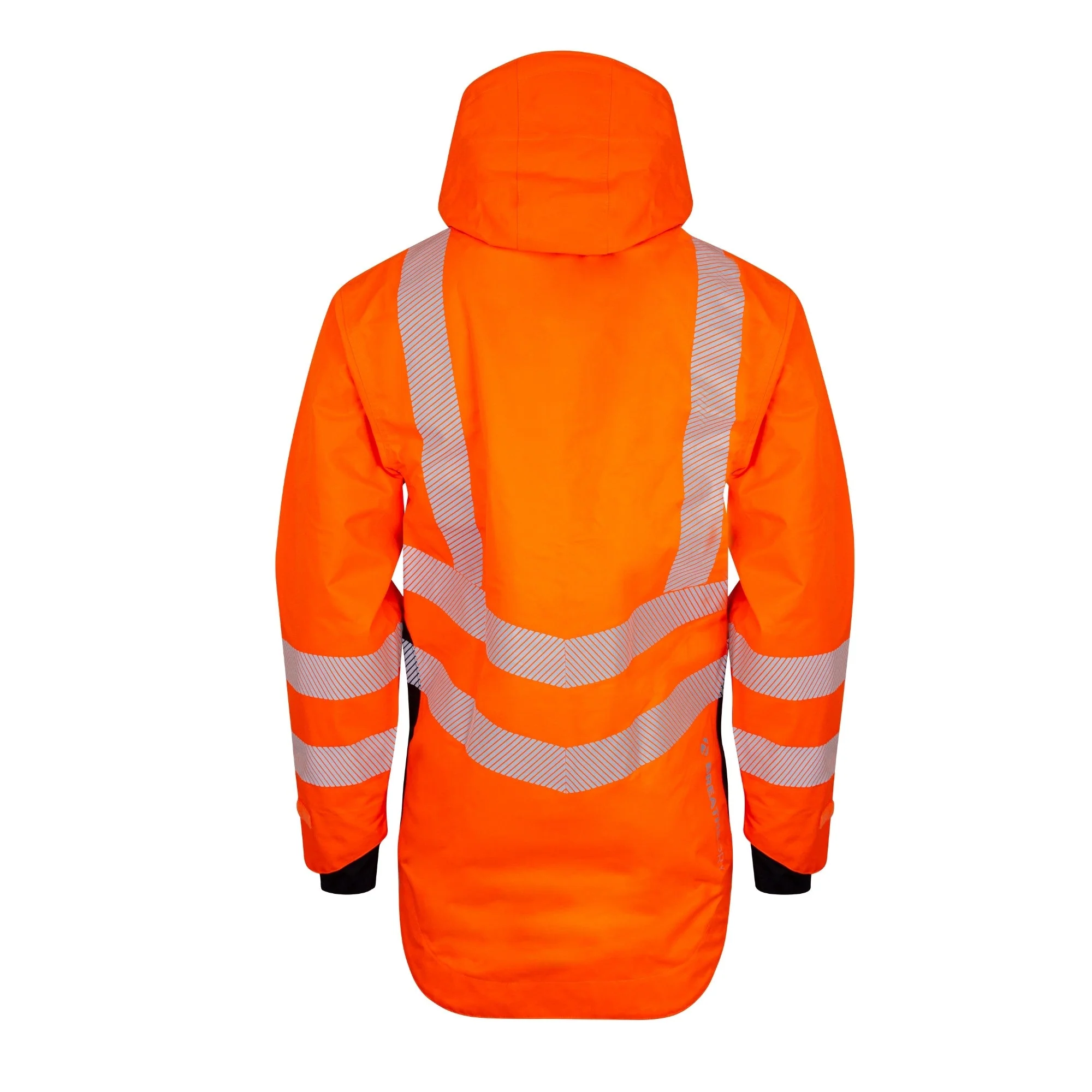 ATHV4400 Half Zip Waterproof Jacket - Hi-Vis Orange - Image 3