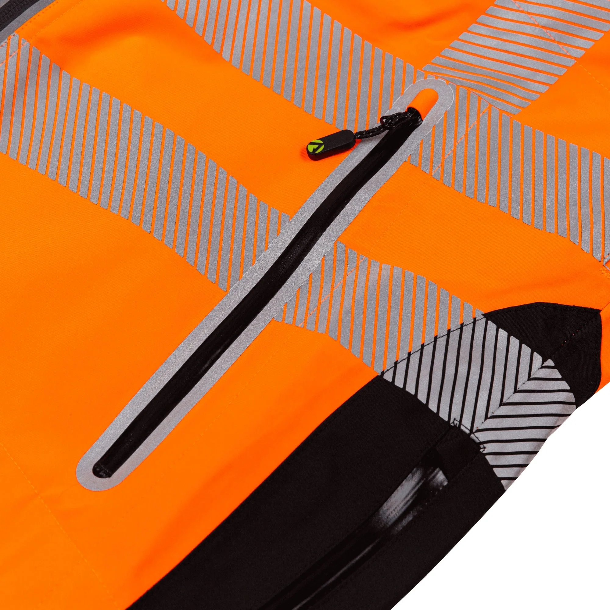ATHV4420(F) Full Zip Waterproof Women’s Work Jacket – Hi-Vis Orange - Image 6