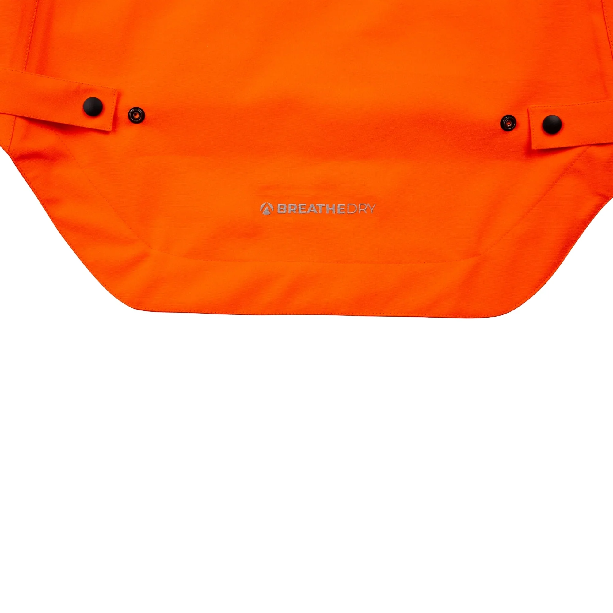 ATHV4460 - Heavy Duty Half Zip Waterproof Jacket - Hi Vis Orange - Image 5
