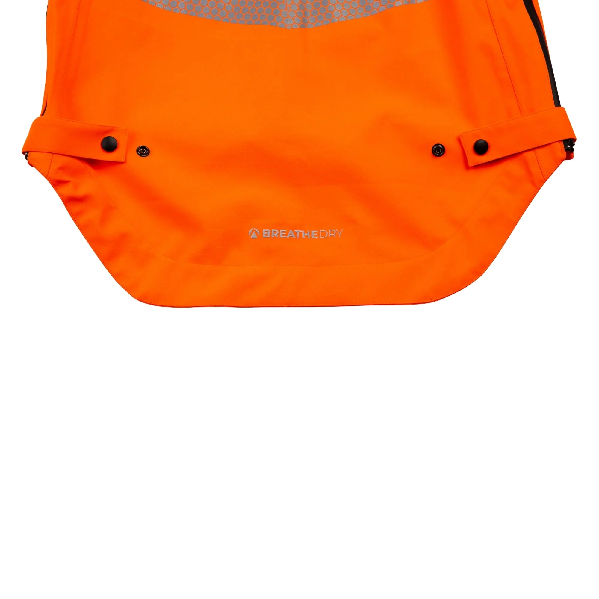 ATHV4480 - Heavy Duty Full Zip Waterproof Jacket - Hi Vis Orange - Image 5
