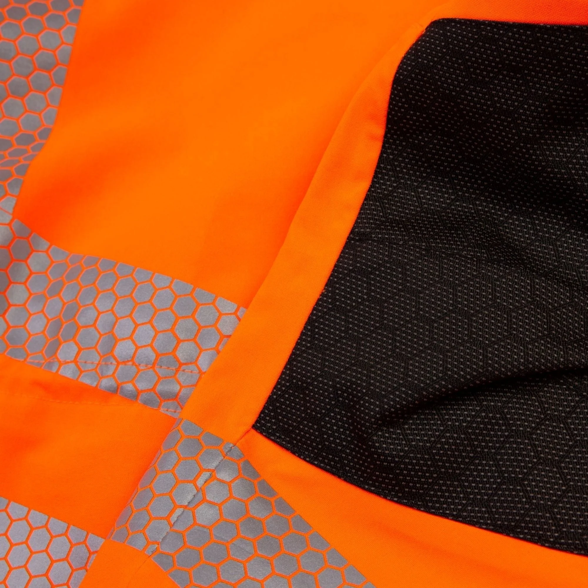 ATHV4480 - Heavy Duty Full Zip Waterproof Jacket - Hi Vis Orange - Image 8