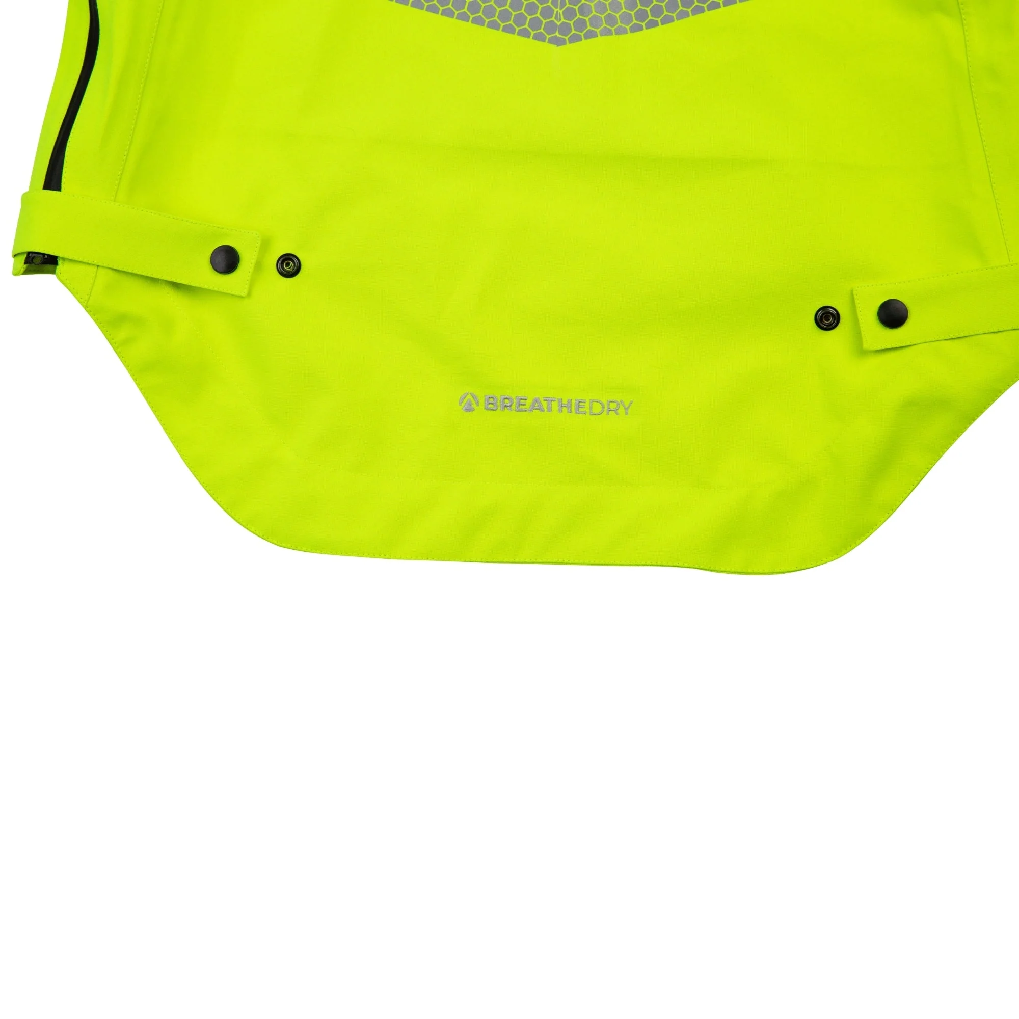 ATHV4480 - Heavy Duty Full Zip Waterproof Jacket - Hi Vis Yellow - Image 4