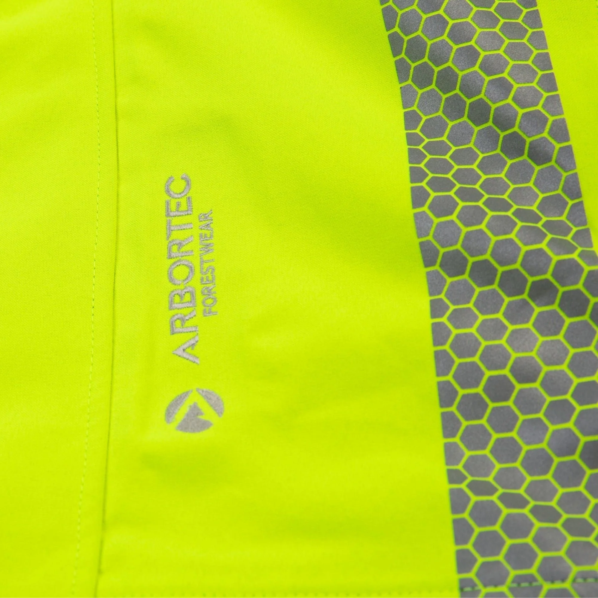 ATHV4480 - Heavy Duty Full Zip Waterproof Jacket - Hi Vis Yellow - Image 6