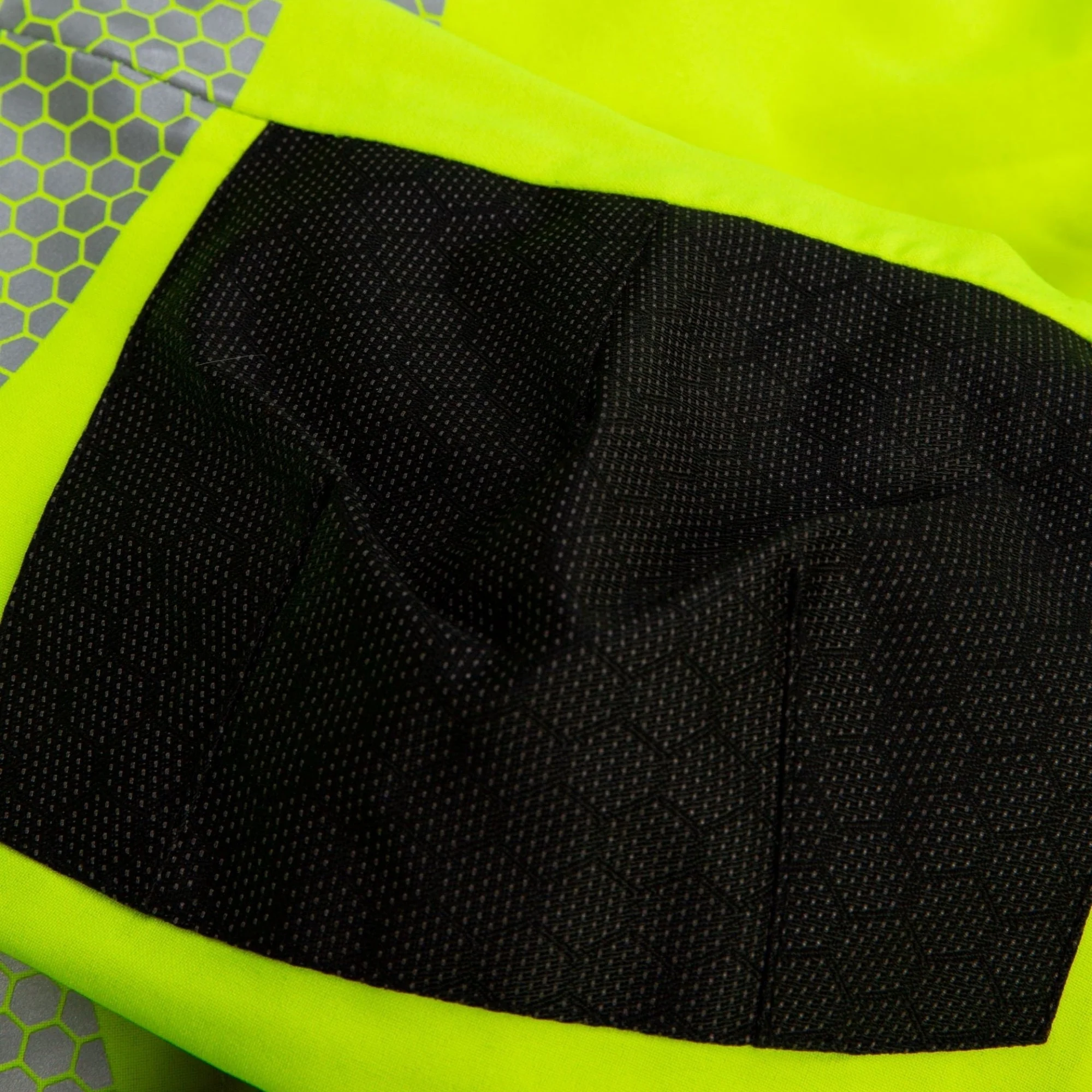 ATHV4480 - Heavy Duty Full Zip Waterproof Jacket - Hi Vis Yellow - Image 8