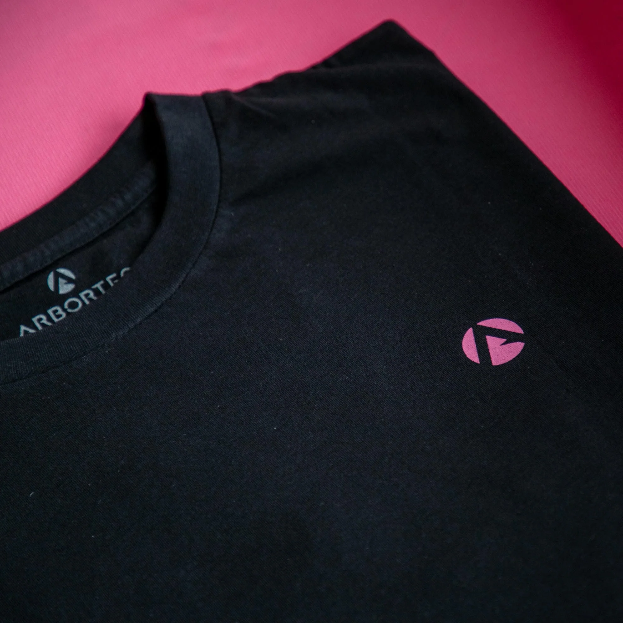 Black Short Sleeve T-Shirt (Pink - AIS/LTTL) - Image 3
