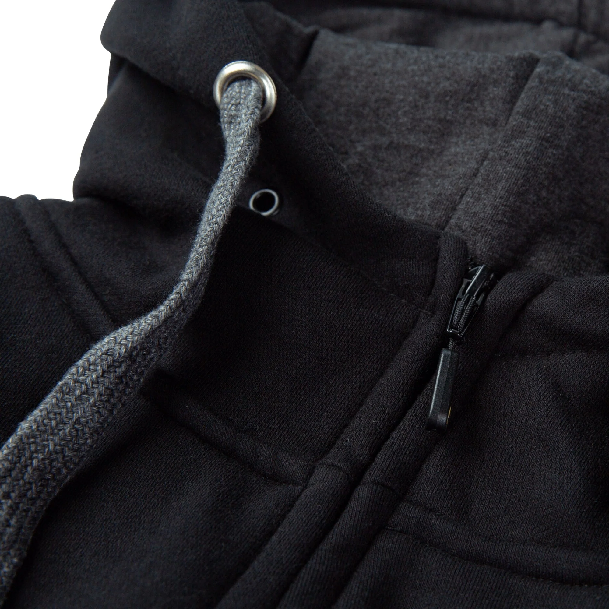 Black Zip Hoodie - Image 3
