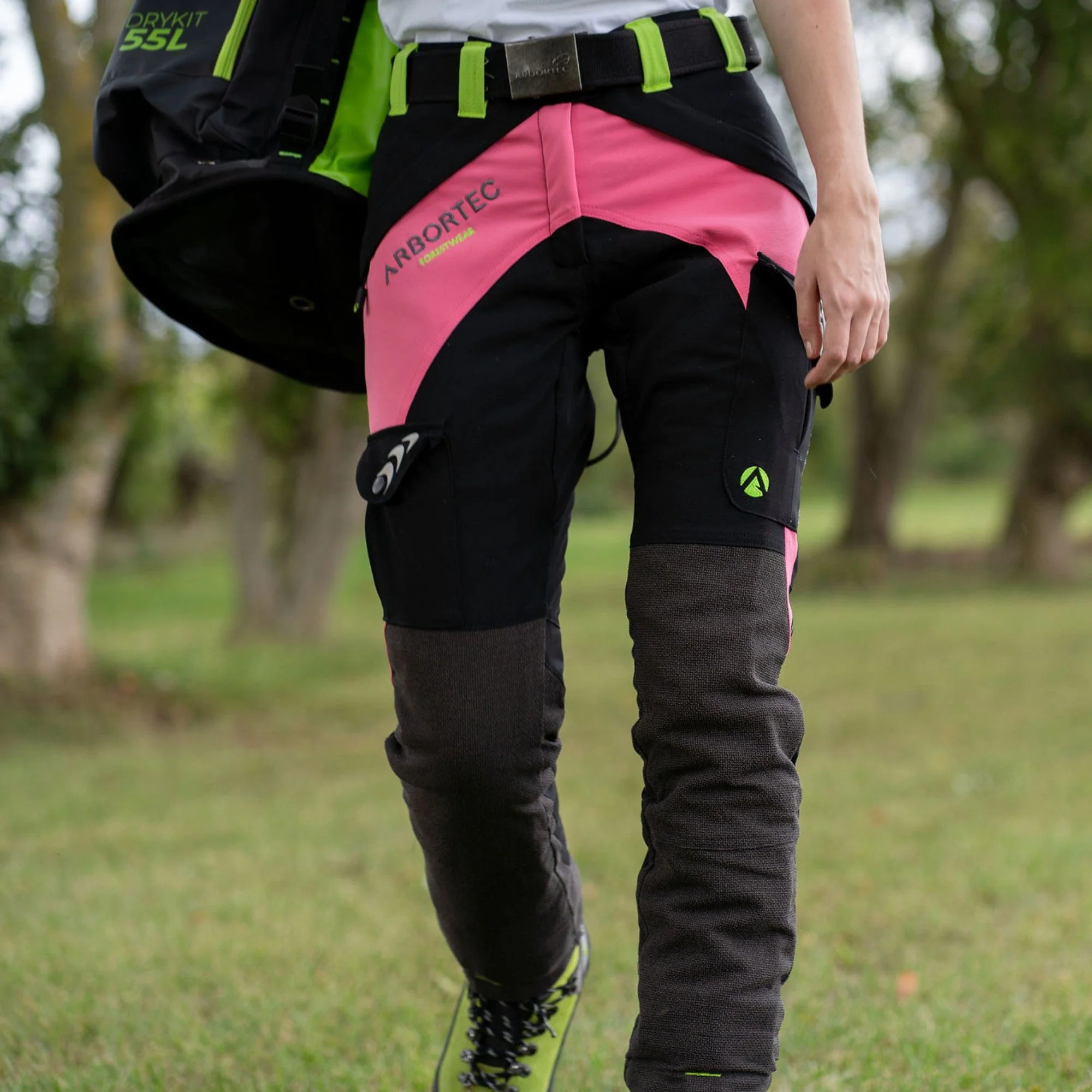 AT4010 Breatheflex Chainsaw Trousers Design A Class 1 - Pink - Image 13