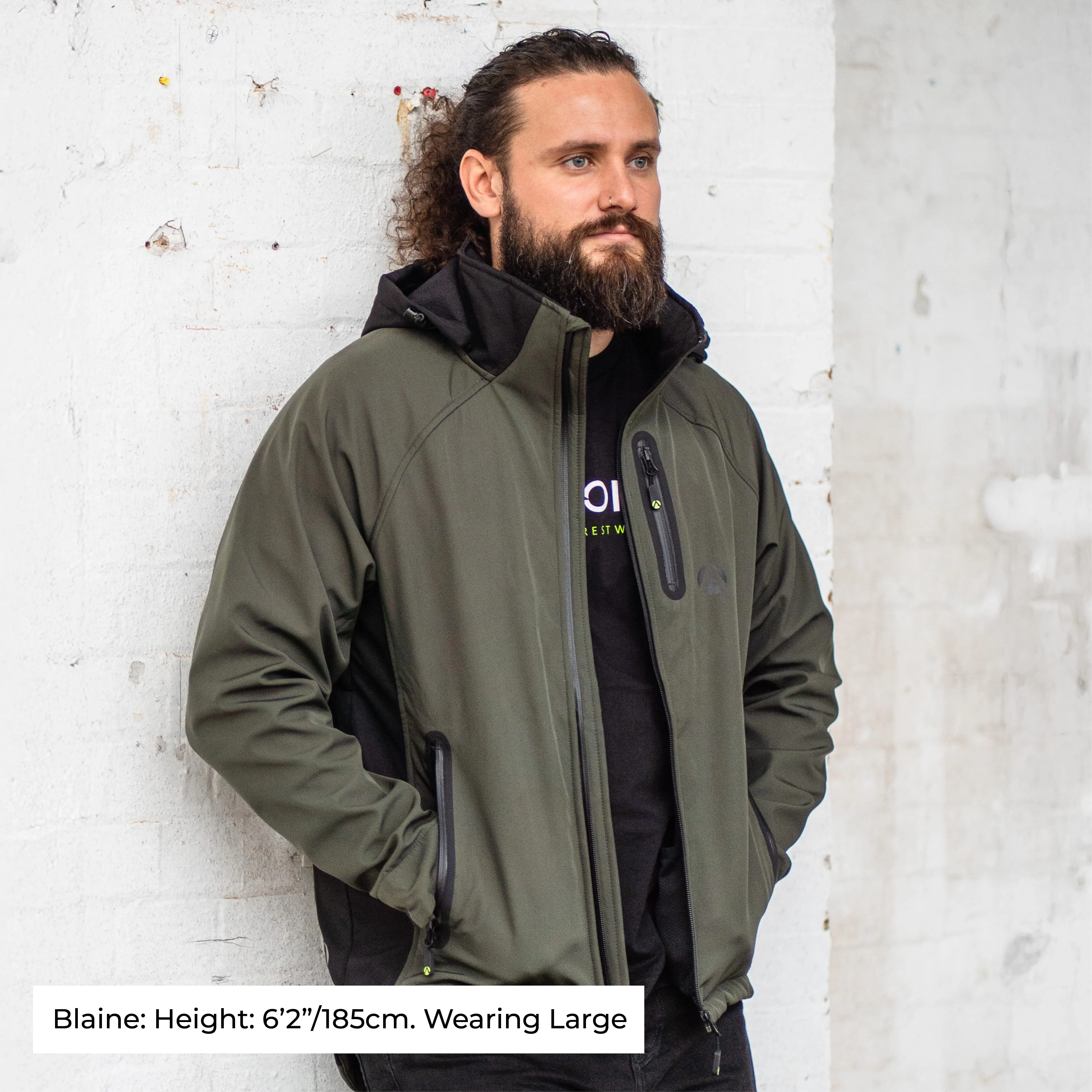 Caiman BreatheDry Softshell Olive - Image 9