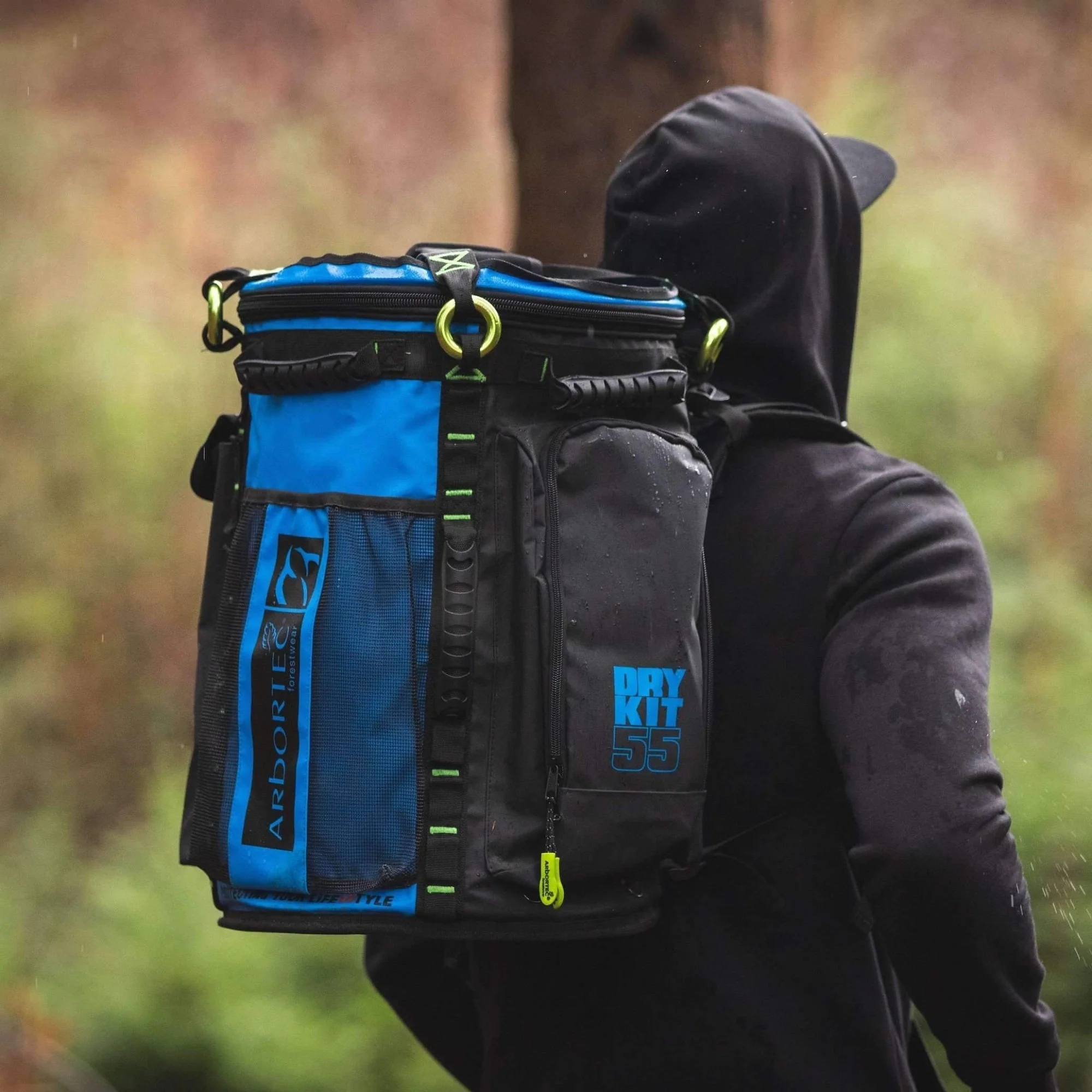 AT106-55 Cobra DryKit Rope Bag Blue - 55 Litre - Image 3
