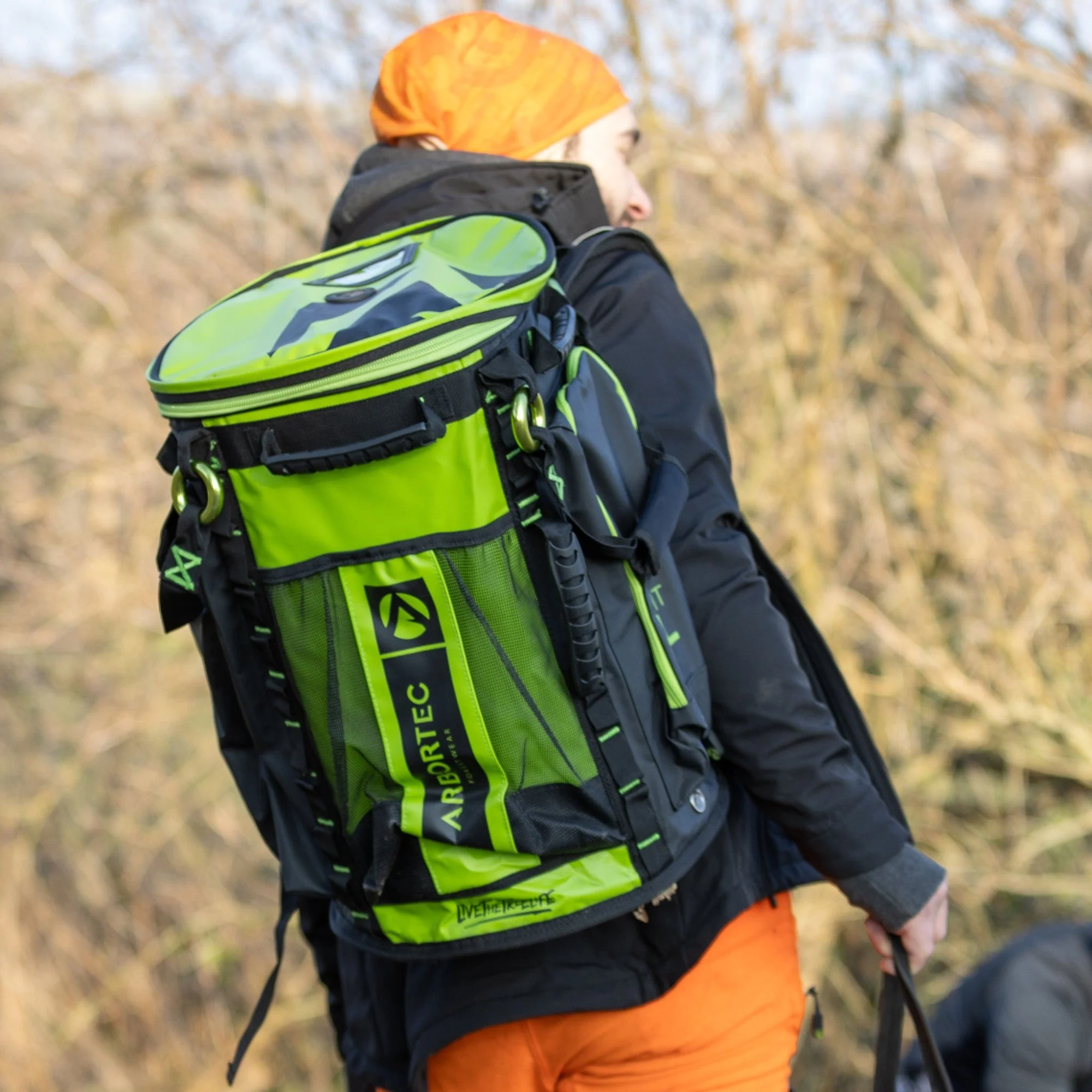 AT106-55 Cobra DryKit Rope Bag Lime/Black - 55 Litre - Image 4