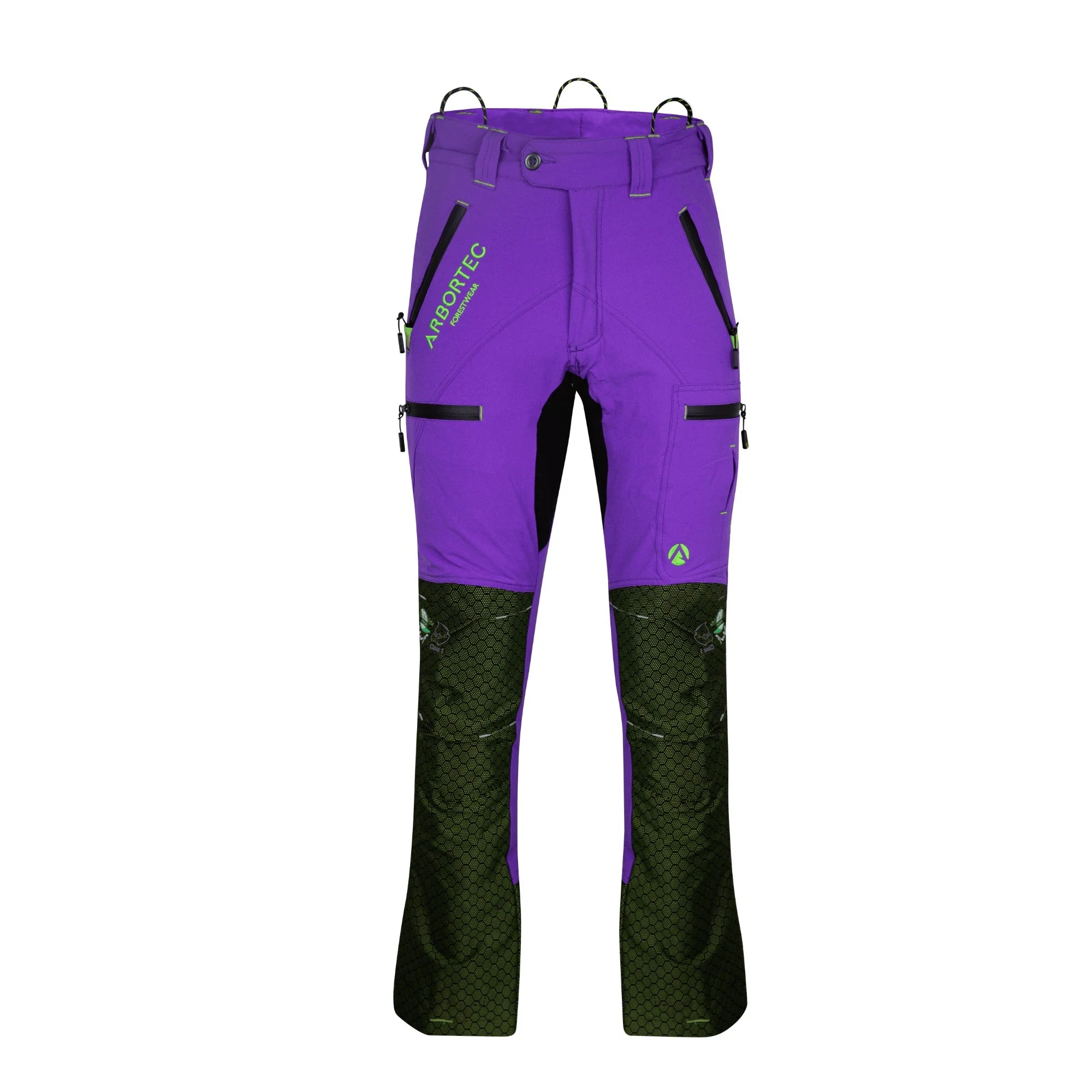 Freestyle Chainsaw Trousers Design A Class 1 - Purple - AT4061 - Image 2
