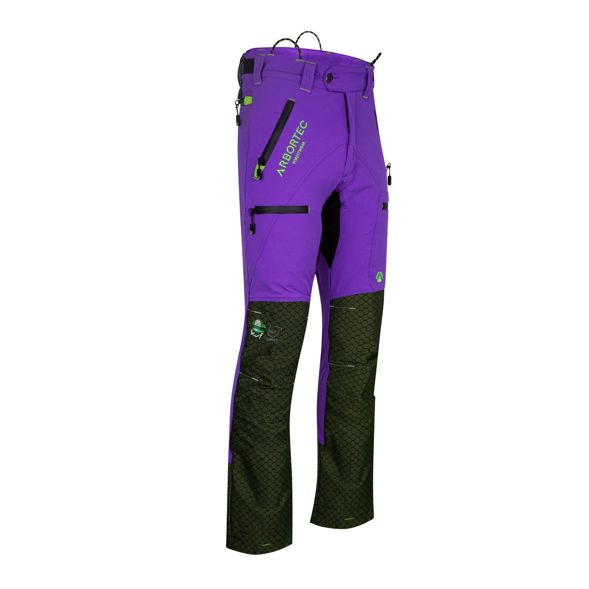 Freestyle Chainsaw Trousers Design A Class 1 - Purple - AT4061 - Image 3