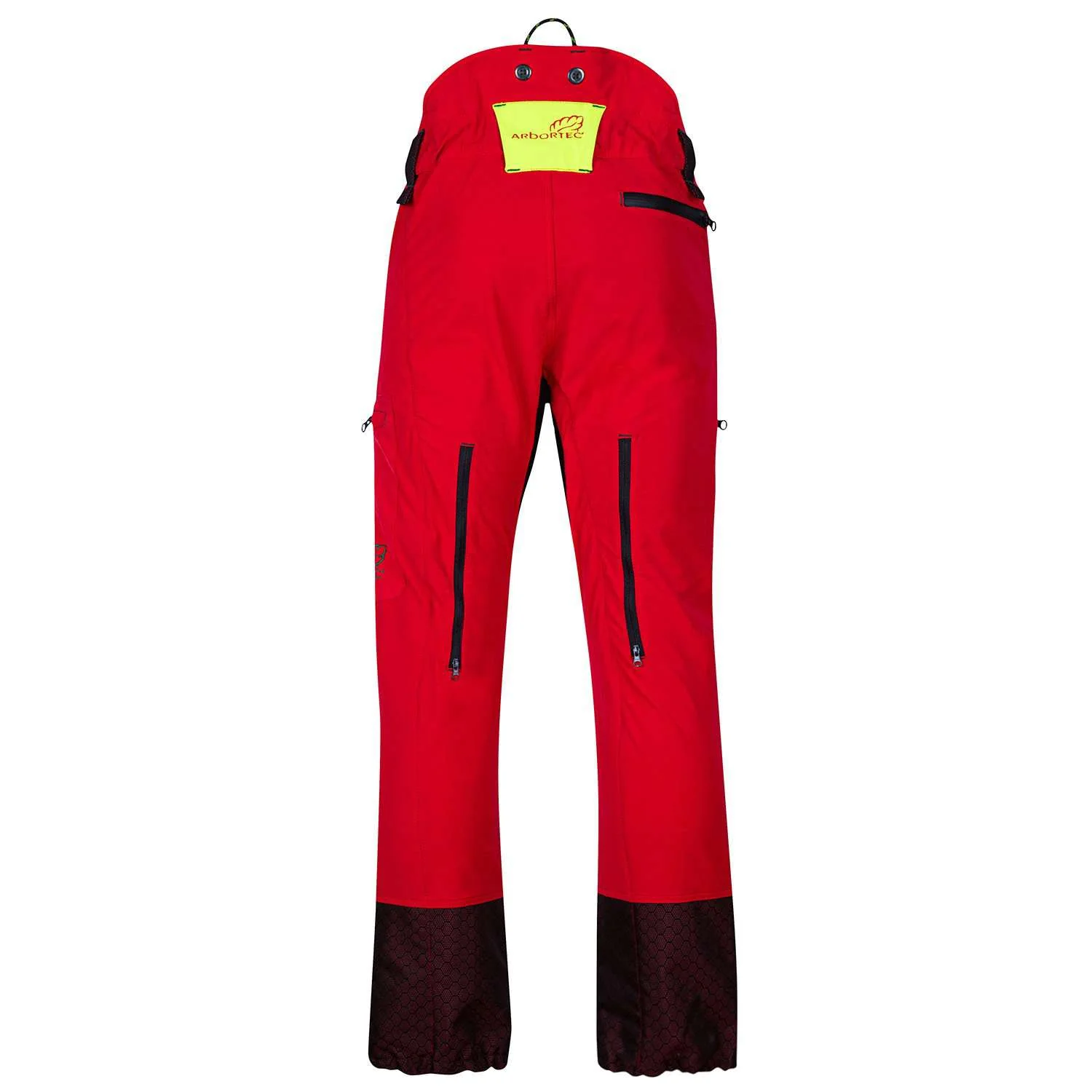 Freestyle Chainsaw Trousers Design A Class 1 - Red - AT4061 - Image 4