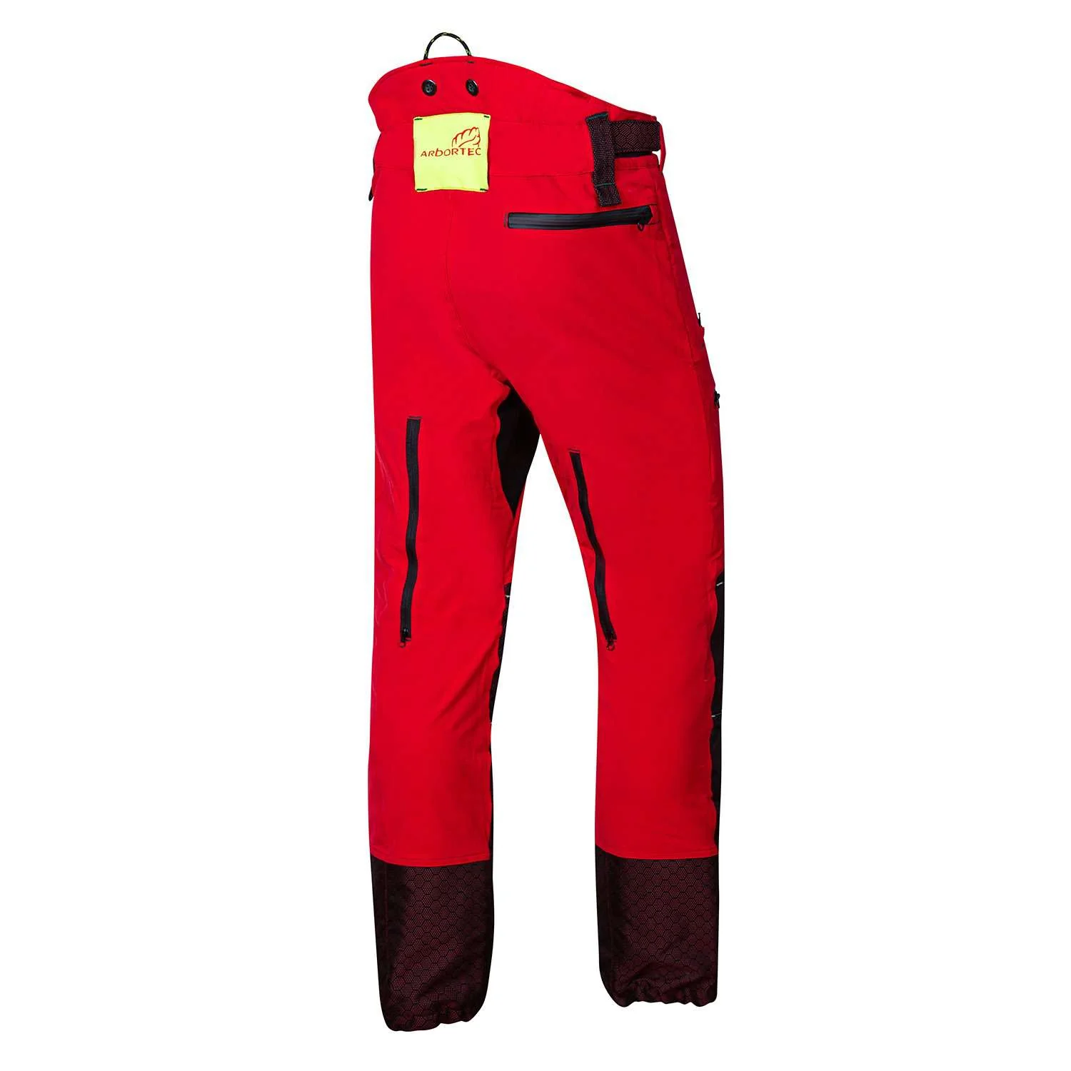Freestyle Chainsaw Trousers Design A Class 1 - Red - AT4061 - Image 5