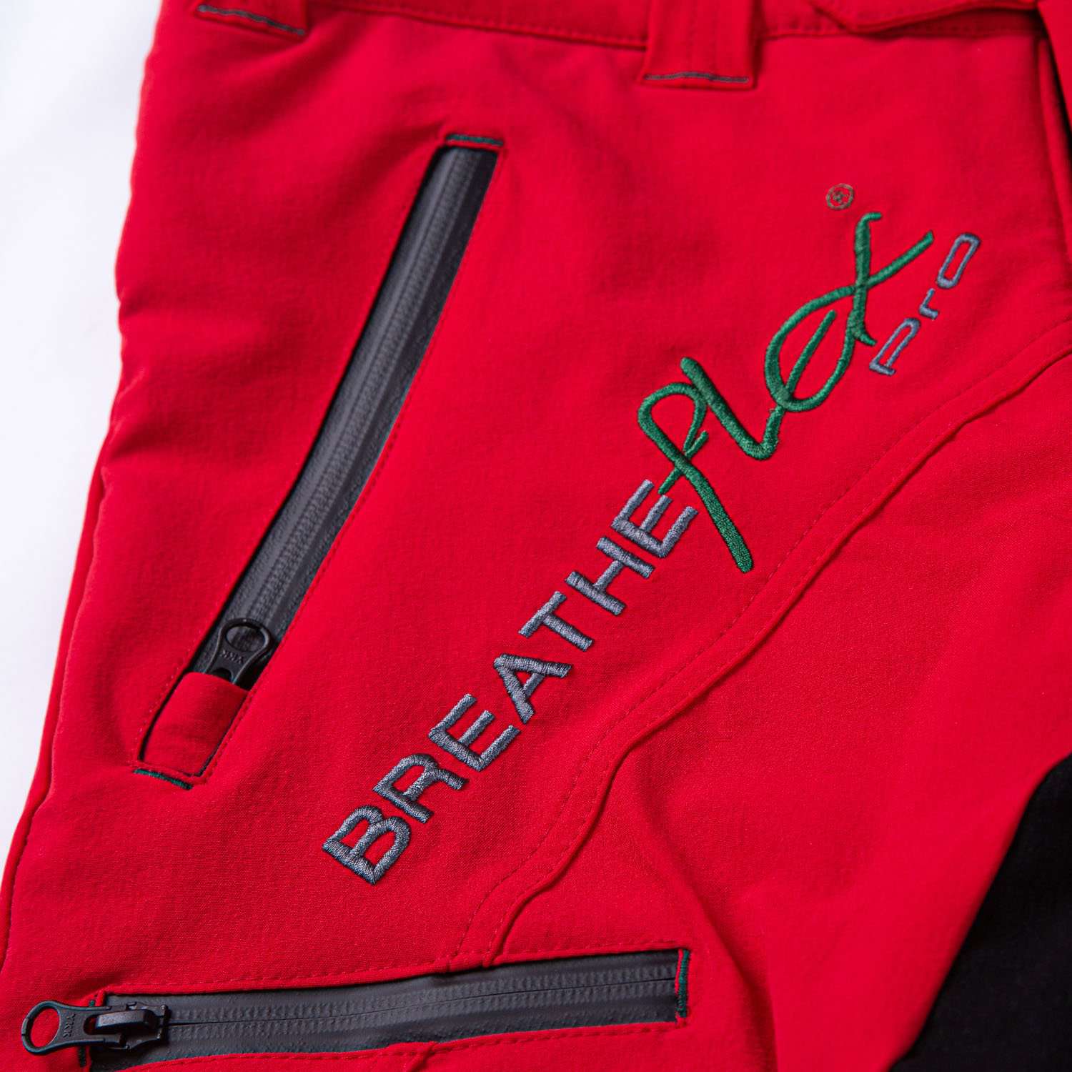 Freestyle Chainsaw Trousers Design A Class 1 - Red - AT4061 - Image 6