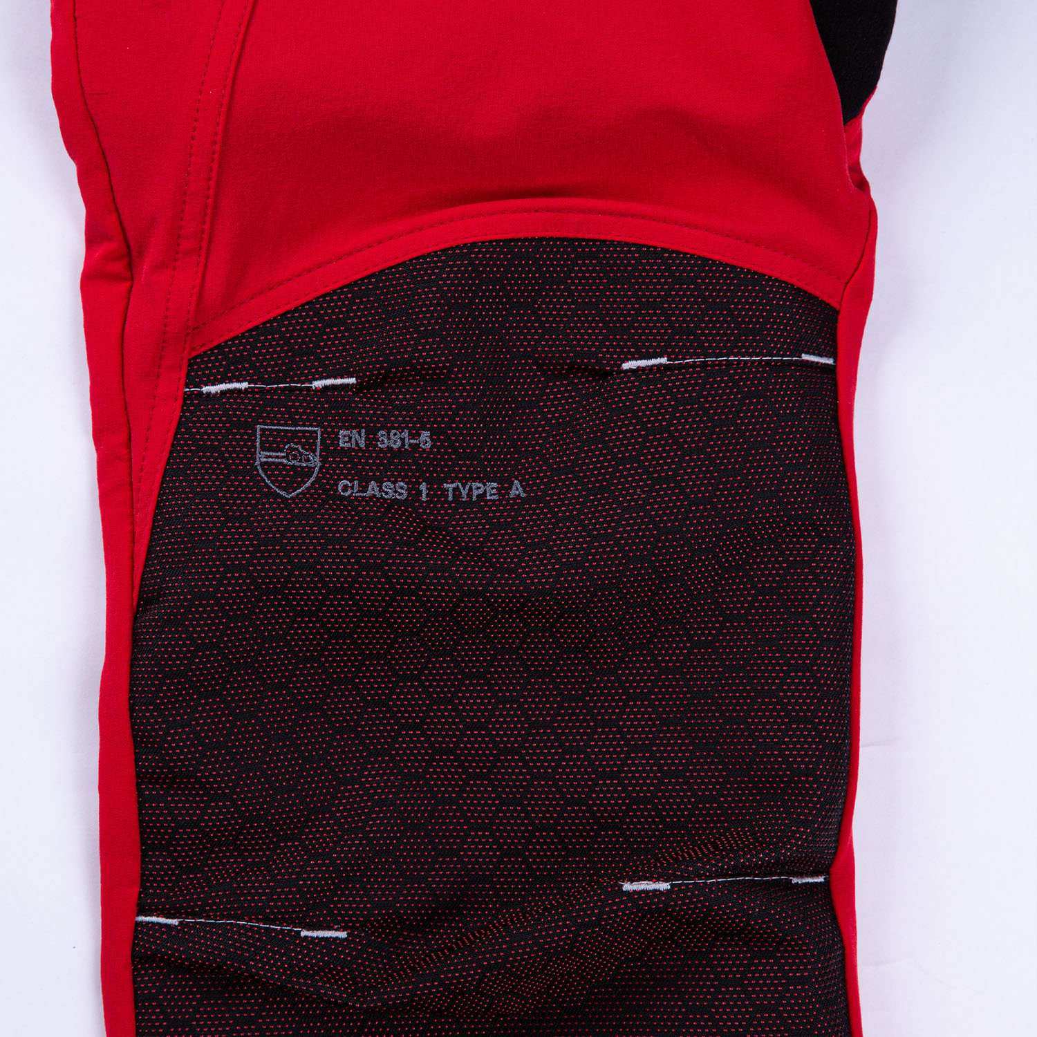 Freestyle Chainsaw Trousers Design A Class 1 - Red - AT4061 - Image 8