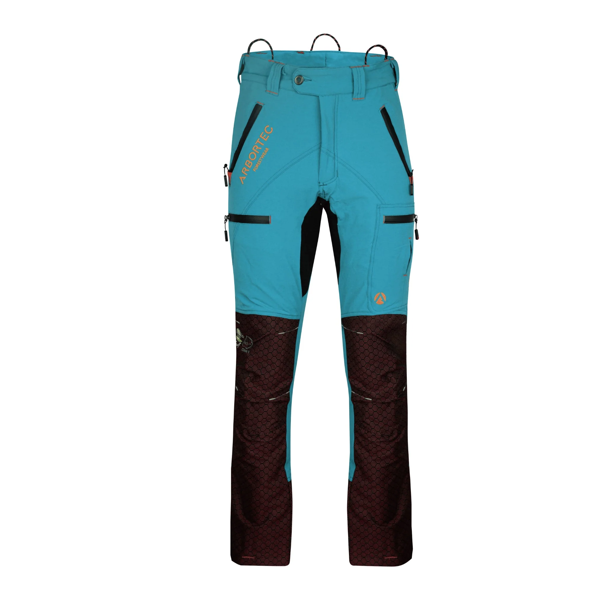 Freestyle Chainsaw Trousers Design C Class 1 - Aqua - AT4071 - Image 4
