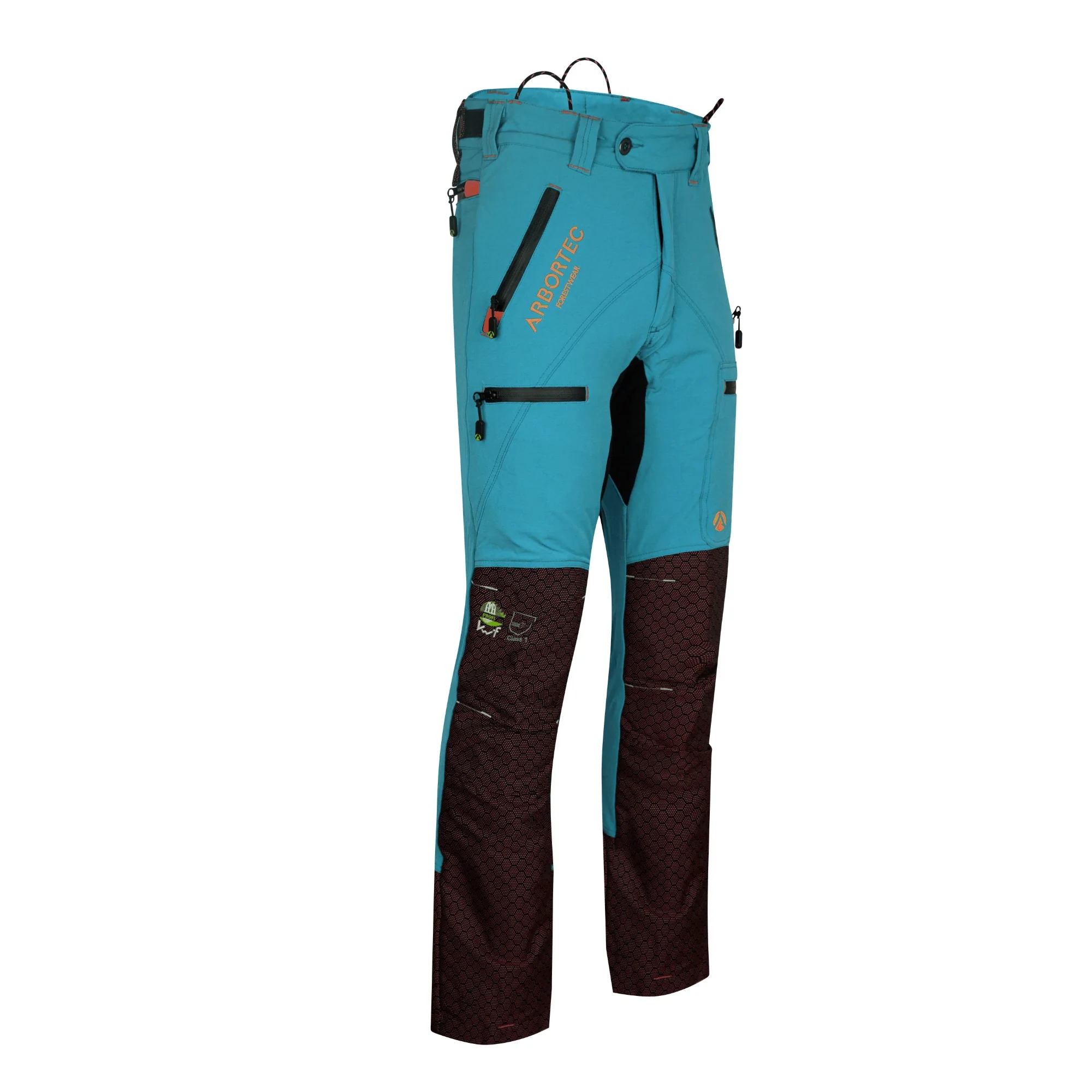 Freestyle Chainsaw Trousers Design C Class 1 - Aqua - AT4071 - Image 6