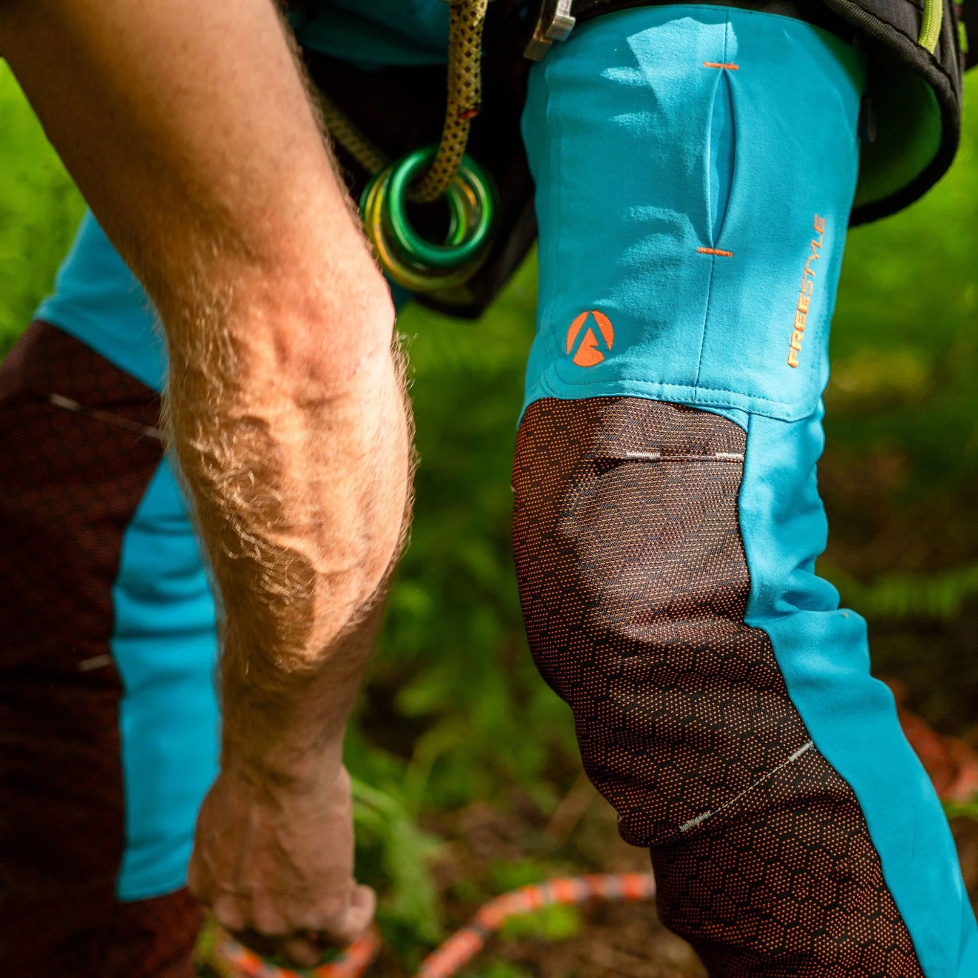 Freestyle Chainsaw Trousers Design C Class 1 - Aqua - AT4071 - Image 8