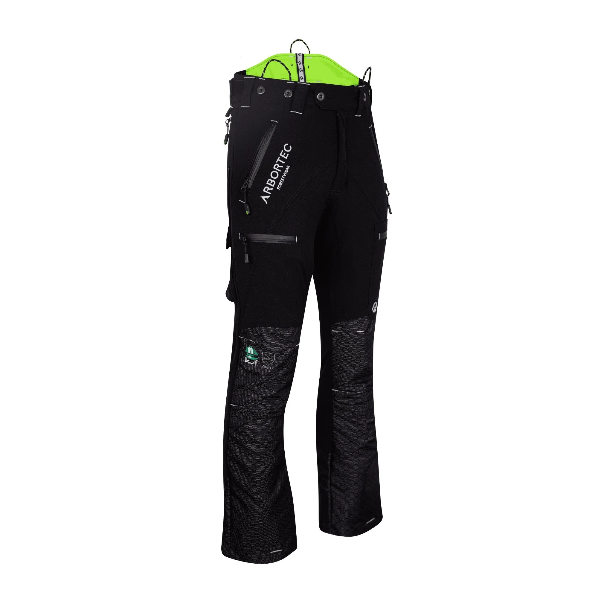 Freestyle Chainsaw Trousers Design C Class 1 - Black - AT4071 - Image 4