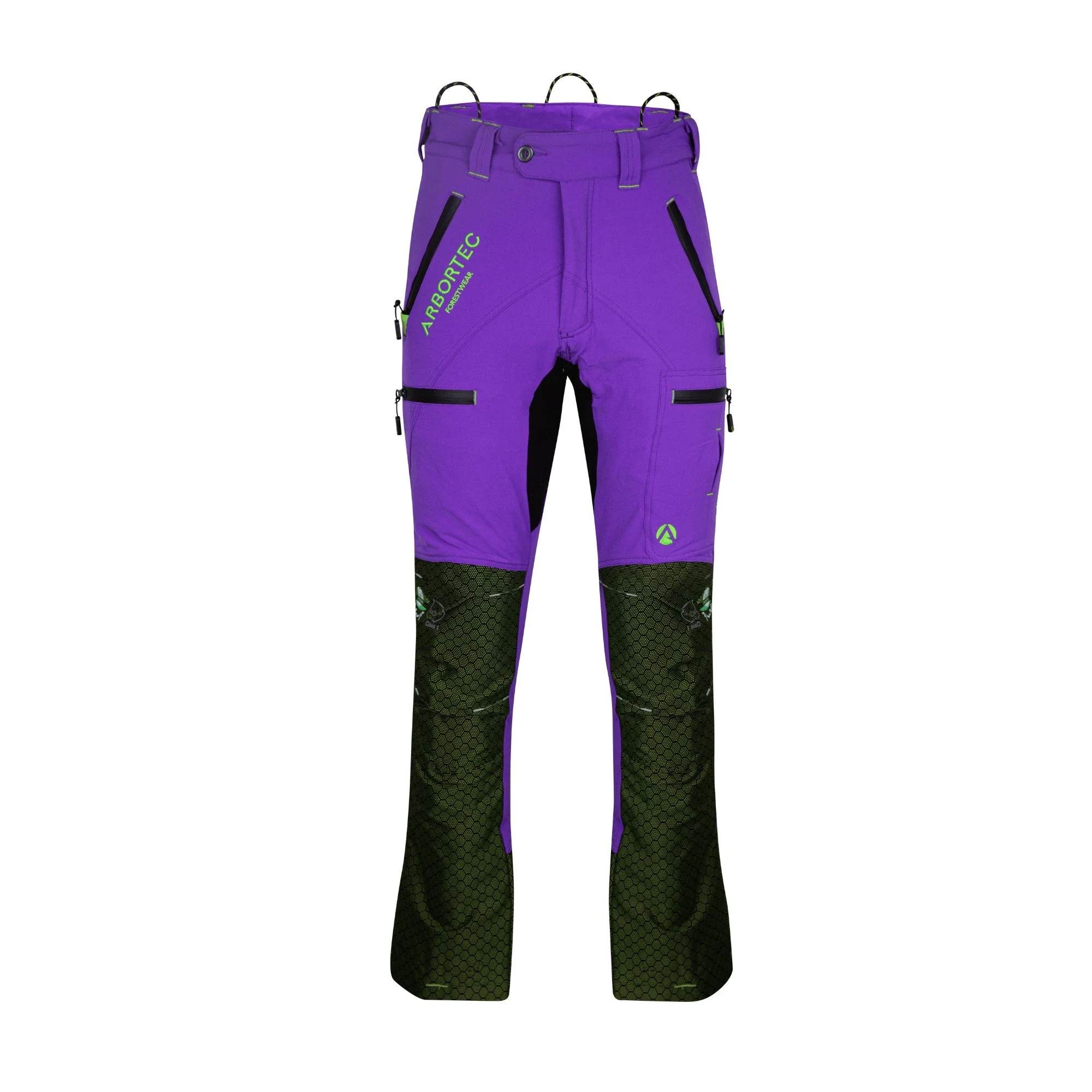 Freestyle Chainsaw Trousers Design C Class 1 - Purple - AT4071 - Image 3