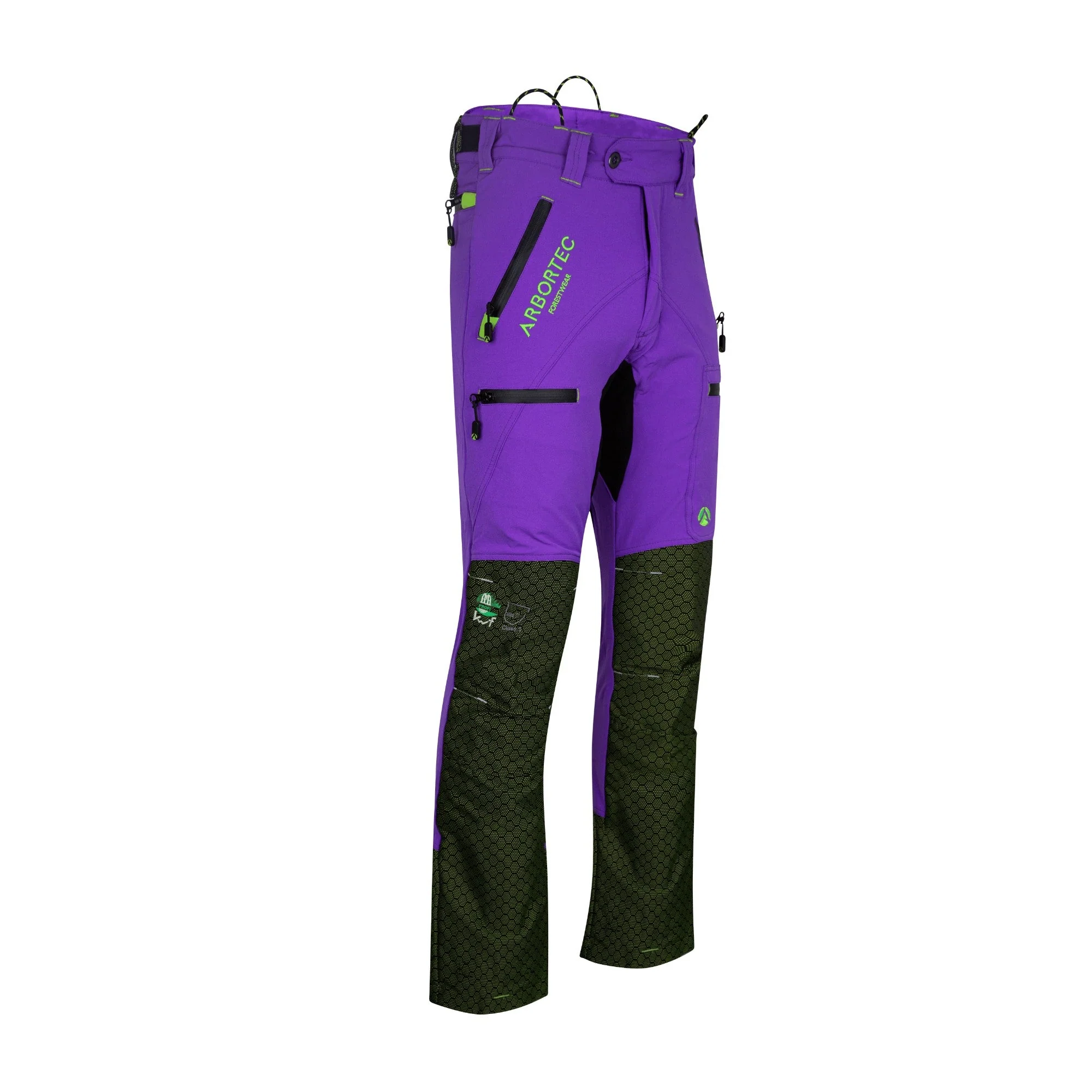 Freestyle Chainsaw Trousers Design C Class 1 - Purple - AT4071 - Image 4