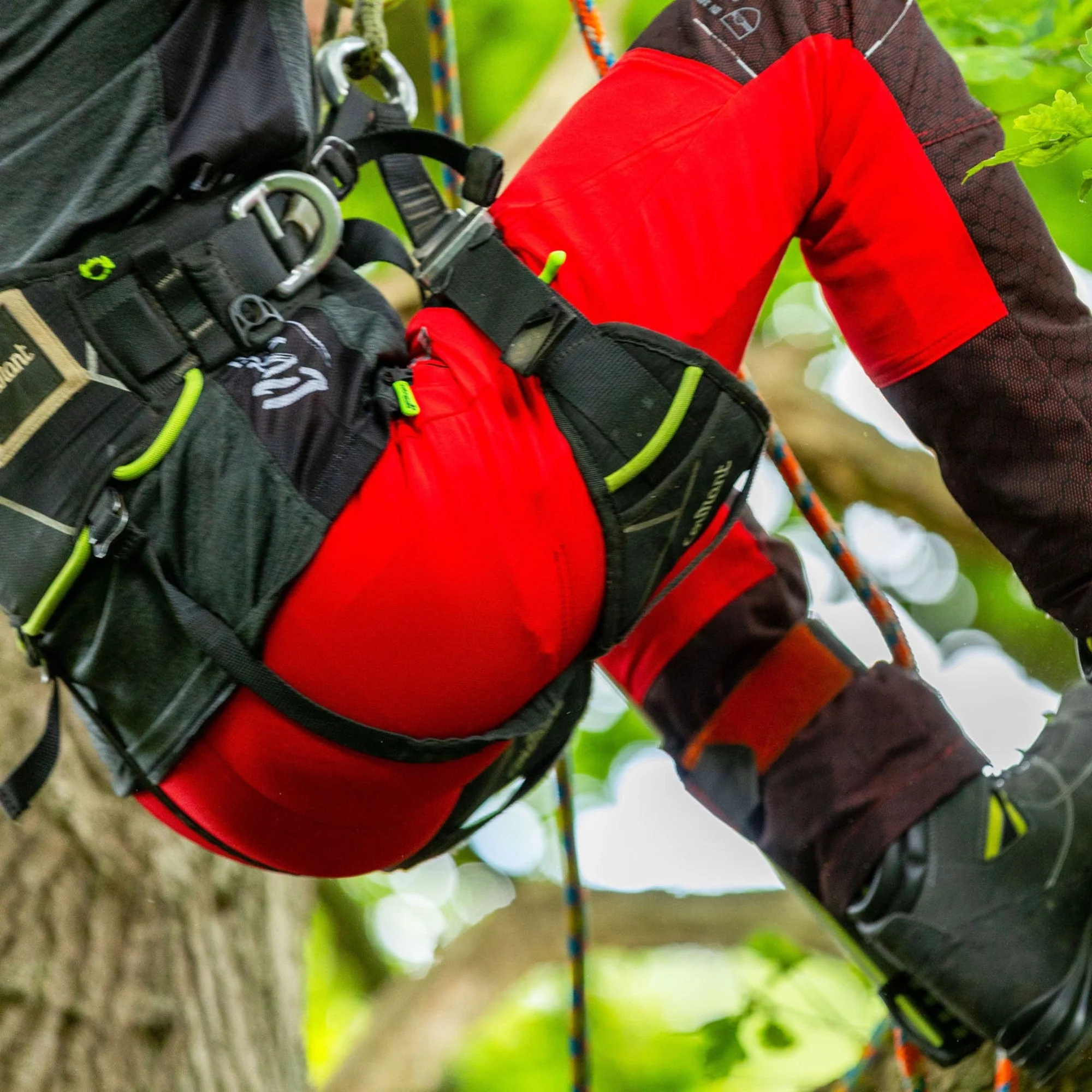 Freestyle Chainsaw Trousers Design A Class 1 - Red - AT4061 - Image 15
