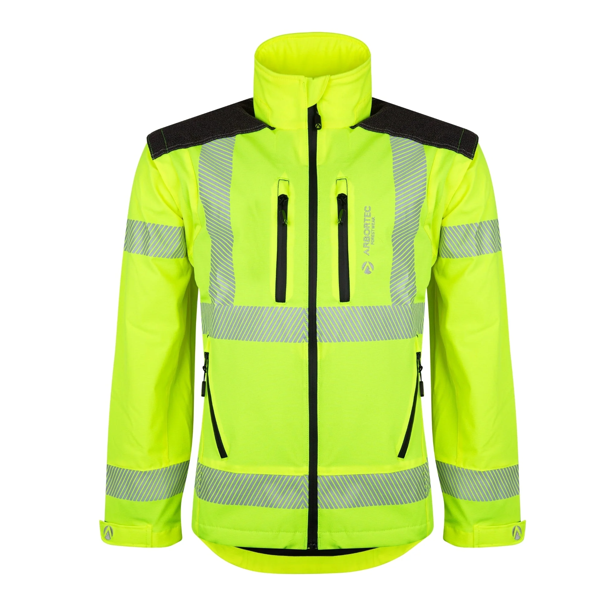 ATHV4000 Breatheflex Performance Work Jacket  - Hi Vis Yellow - Image 3