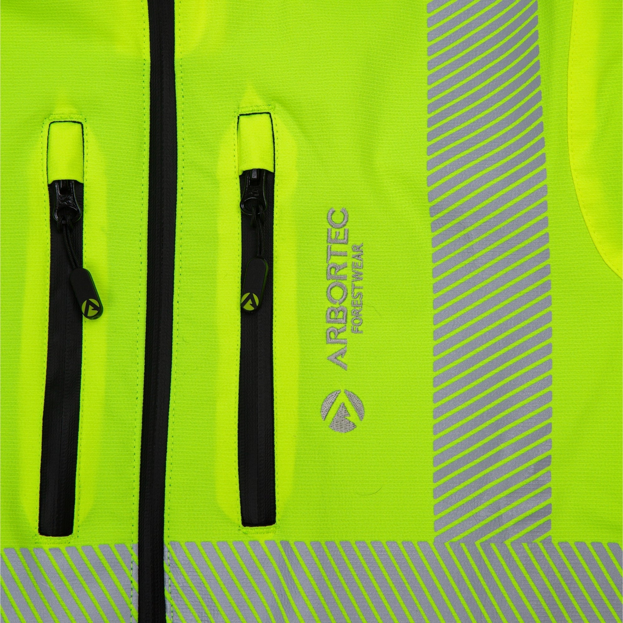 ATHV4000 Breatheflex Performance Work Jacket  - Hi Vis Yellow - Image 8