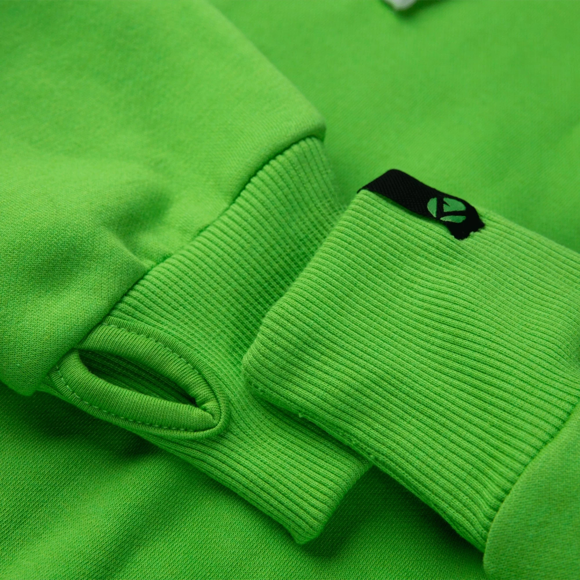 Lime High-Neck Hoodie - Image 6