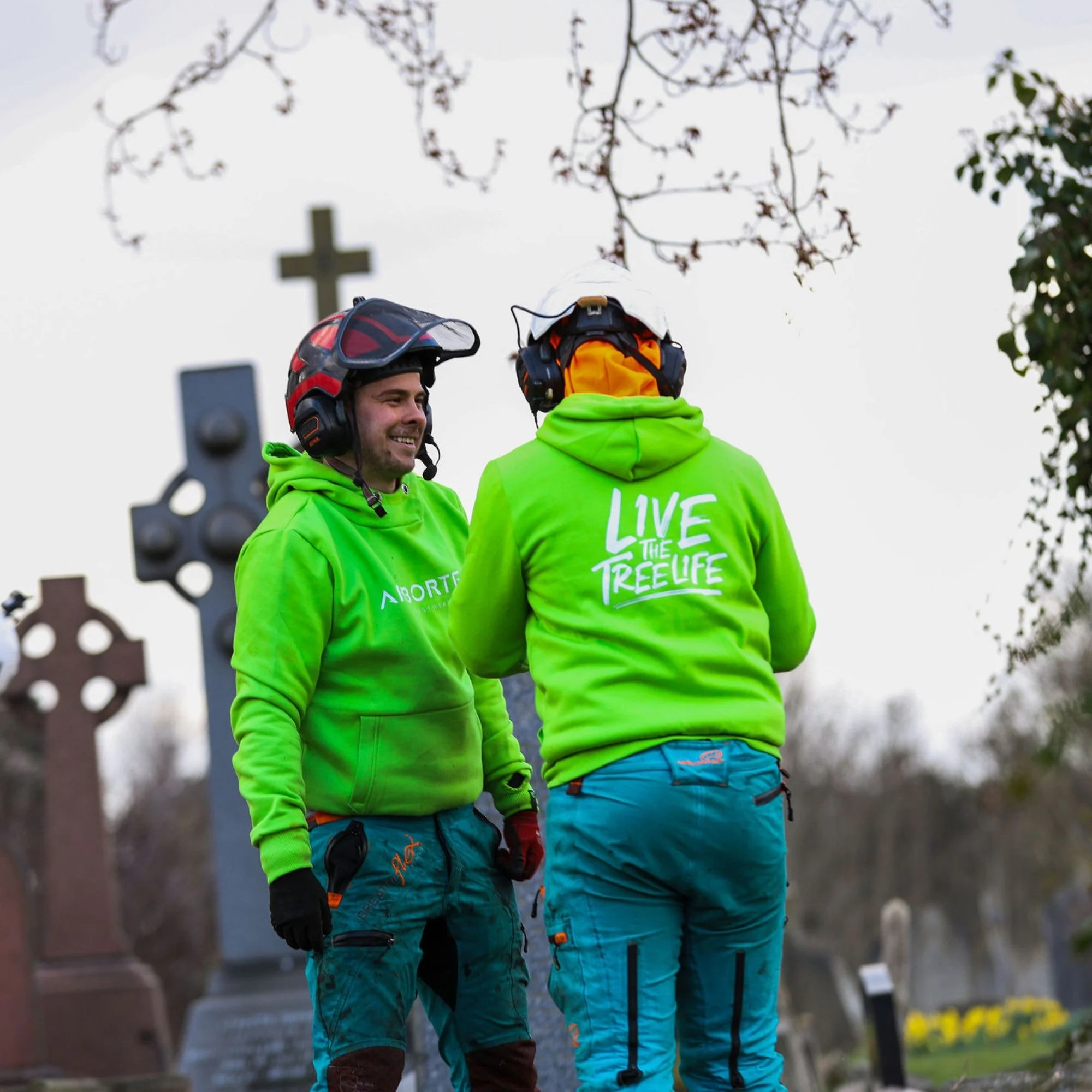 Lime High-Neck Hoodie - Image 9