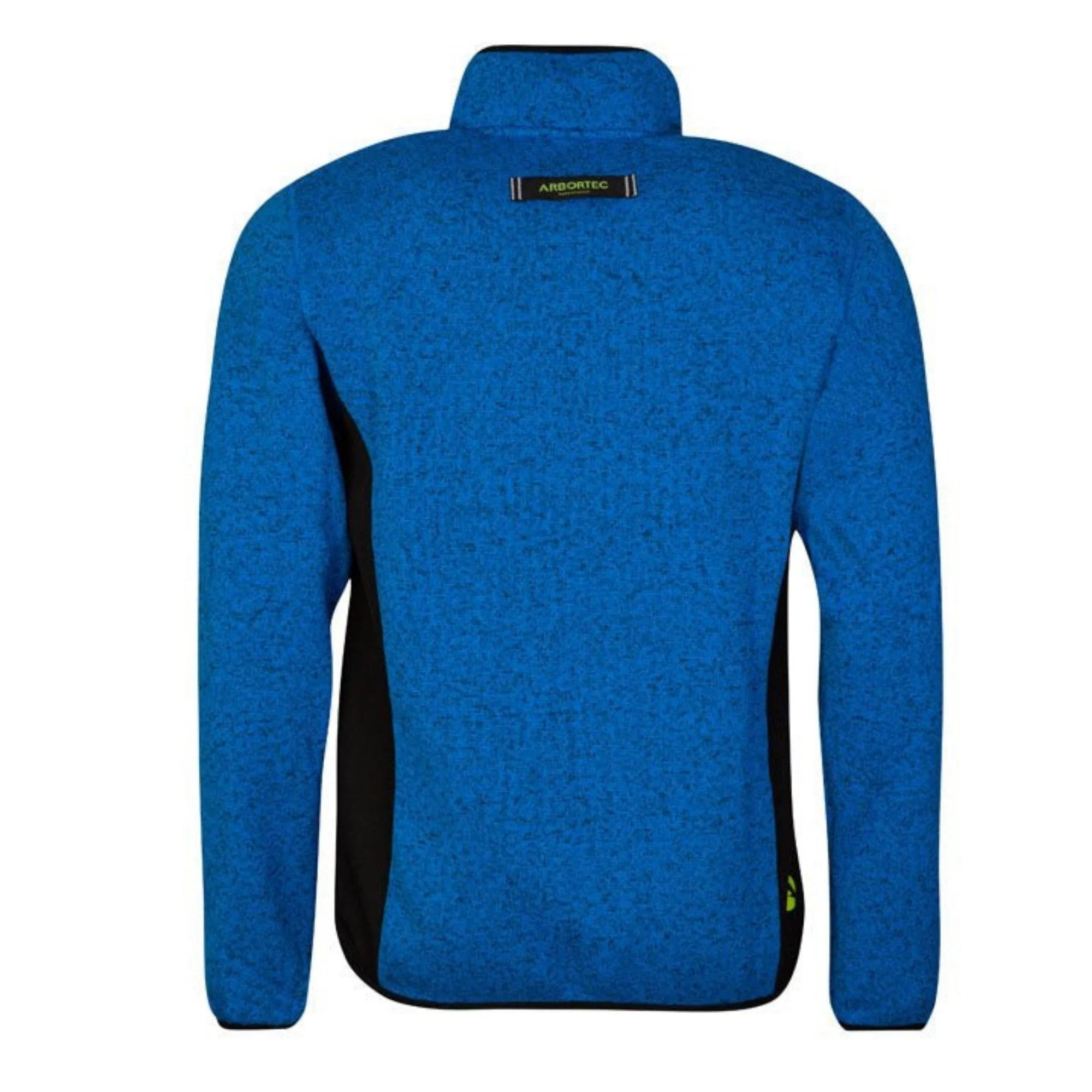 Kudu Plus Melange Zip Sweater Blue - Image 3