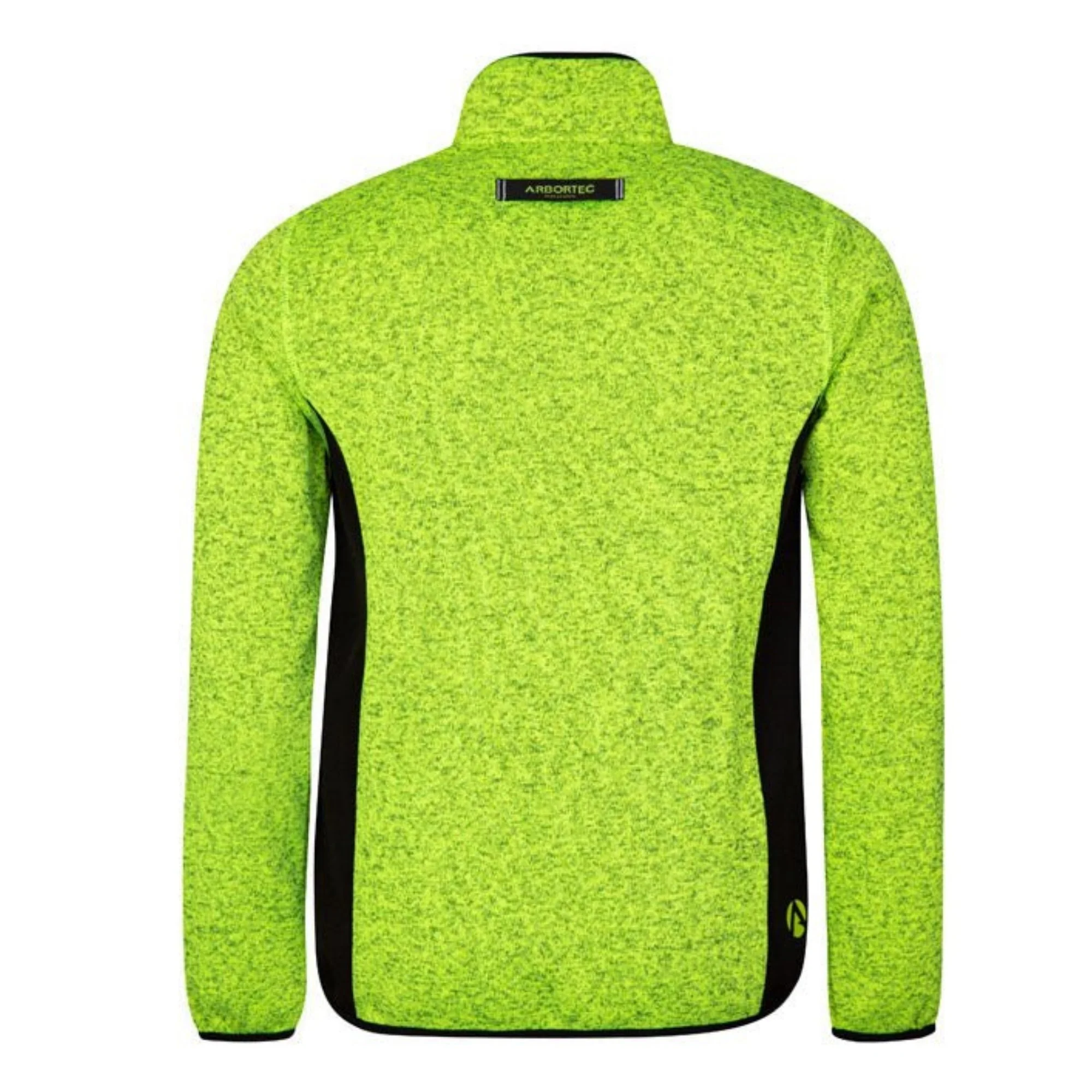 Kudu Plus Melange Zip Sweater Yellow - Image 3