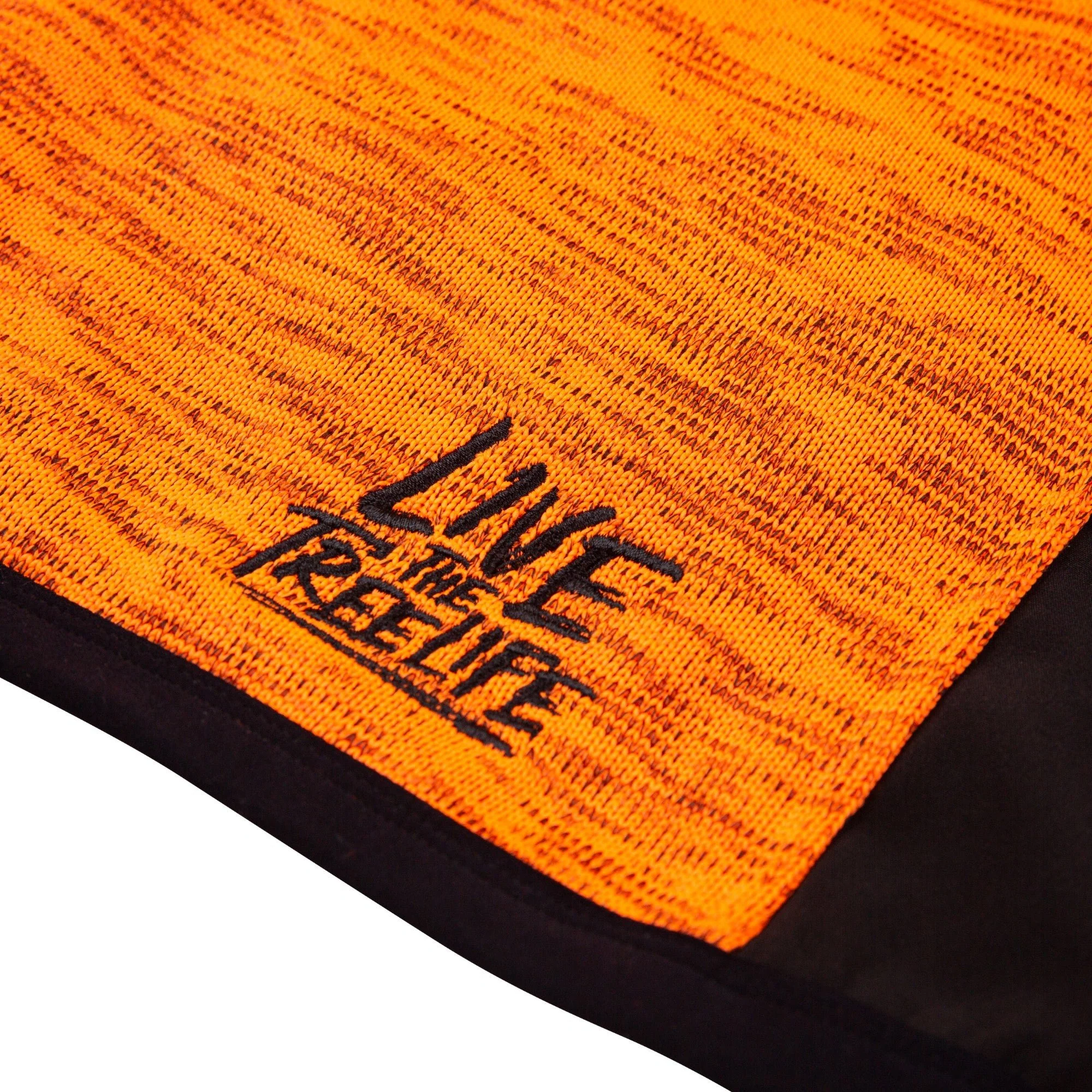 Kudu Plus Melange Zip Sweater Orange - Image 7
