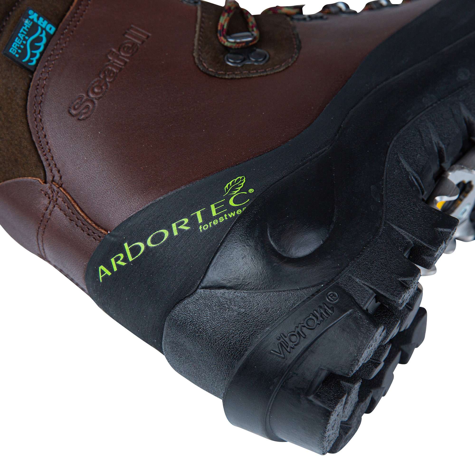 AT30200 Scafell Chainsaw Boot - Brown - Image 7